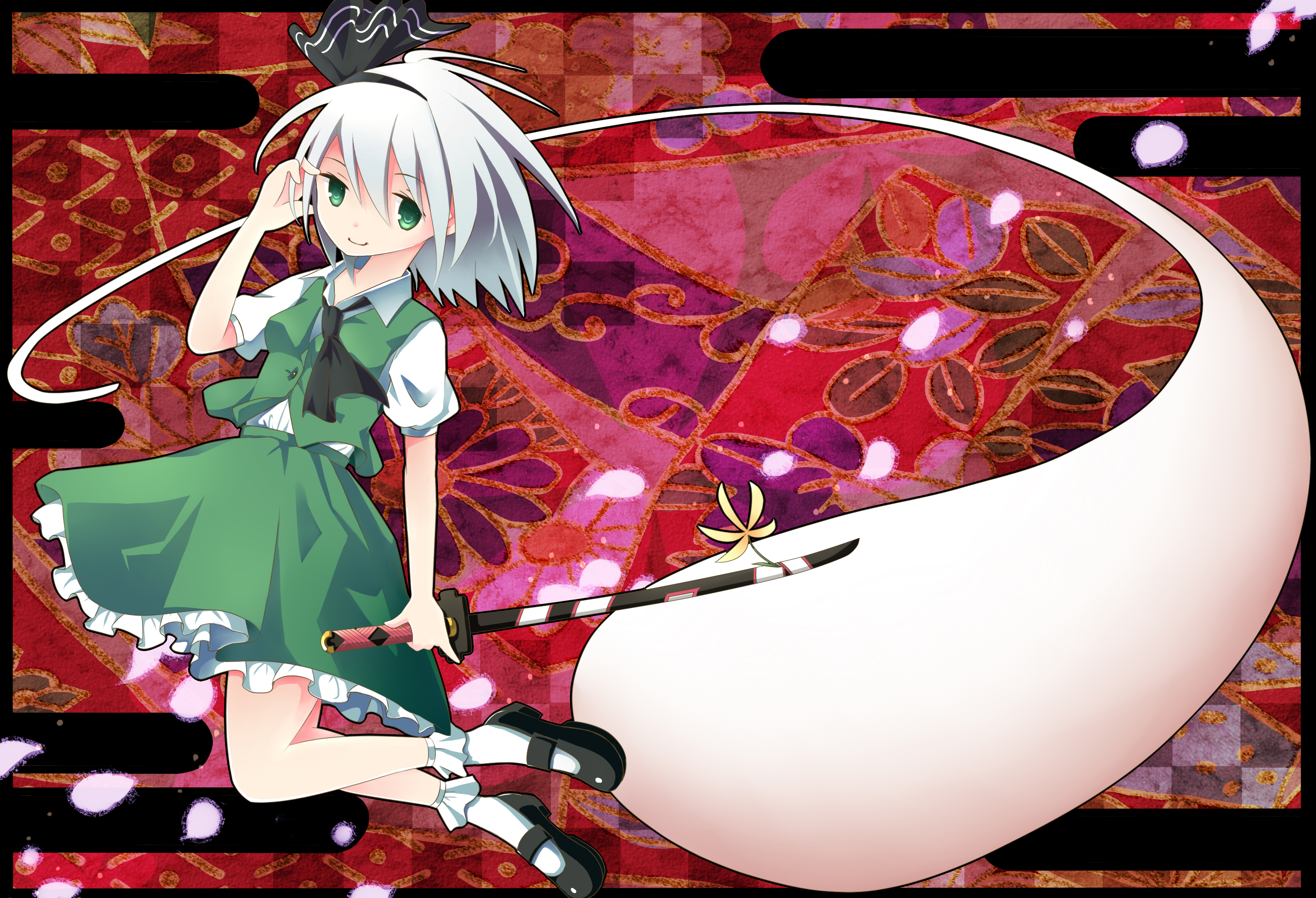 Téléchargez des papiers peints mobile Animé, Touhou, Youmu Konpaku gratuitement.