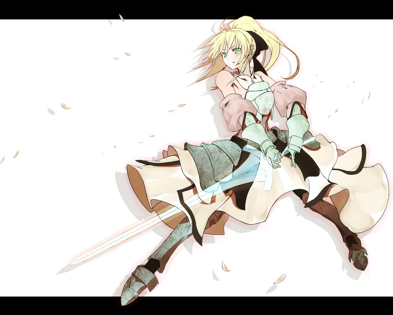 Laden Sie das Animes, Fate/stay Night, Säbel Lilie-Bild kostenlos auf Ihren PC-Desktop herunter