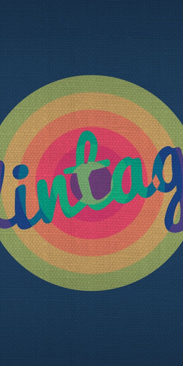 Throwback Word Image Phone wallpaper: Word, Vintage, Misc, Colors, Minimalist, Retro 634583