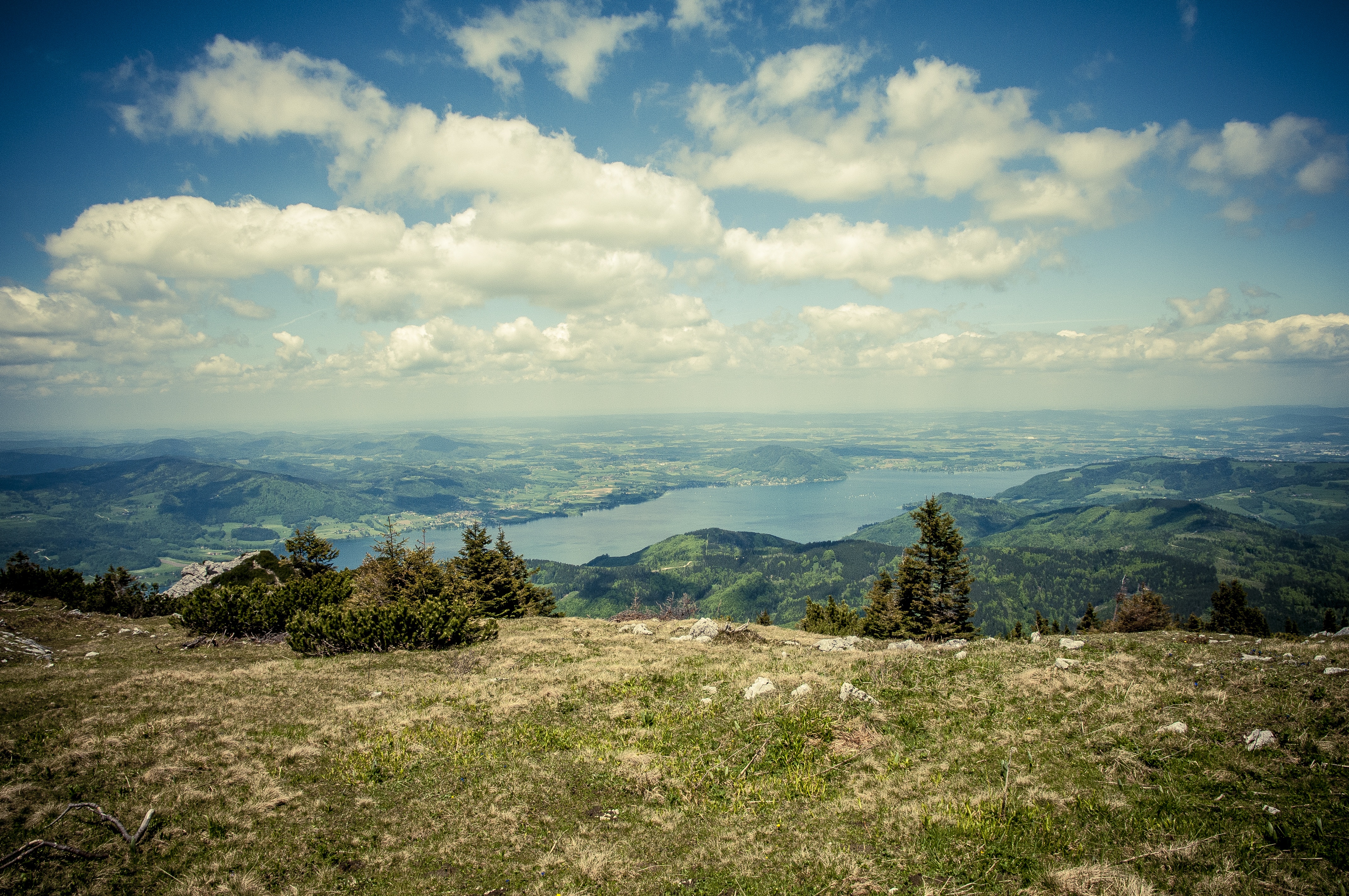 Скачать картинку Горы, Австрия, Озеро, Природа в телефон бесплатно.