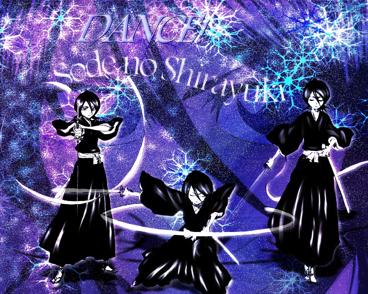 Handy-Wallpaper Bleach, Rukia Kuchiki, Animes kostenlos herunterladen.