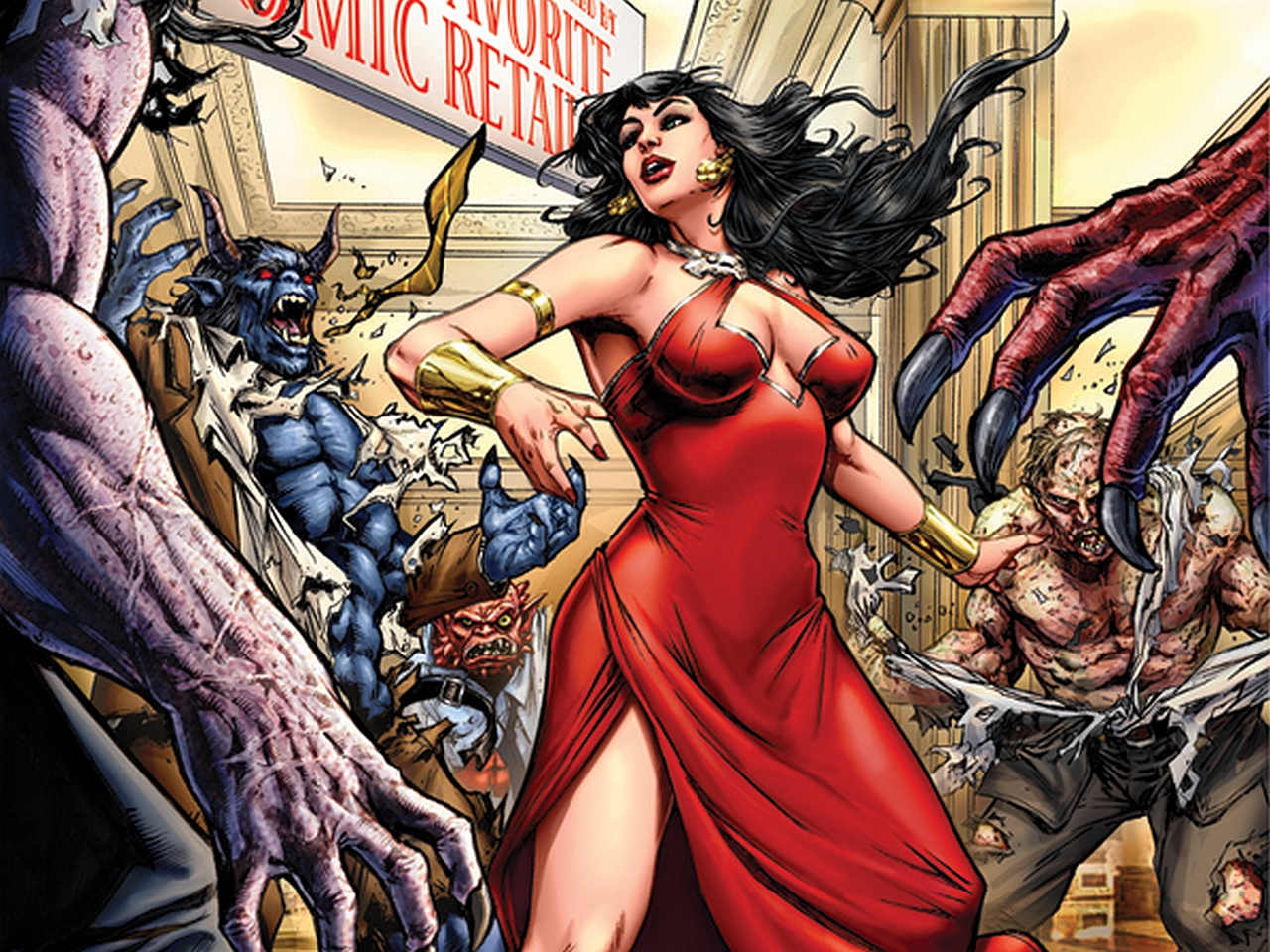 Download mobile wallpaper Comics, Vampirella for free.