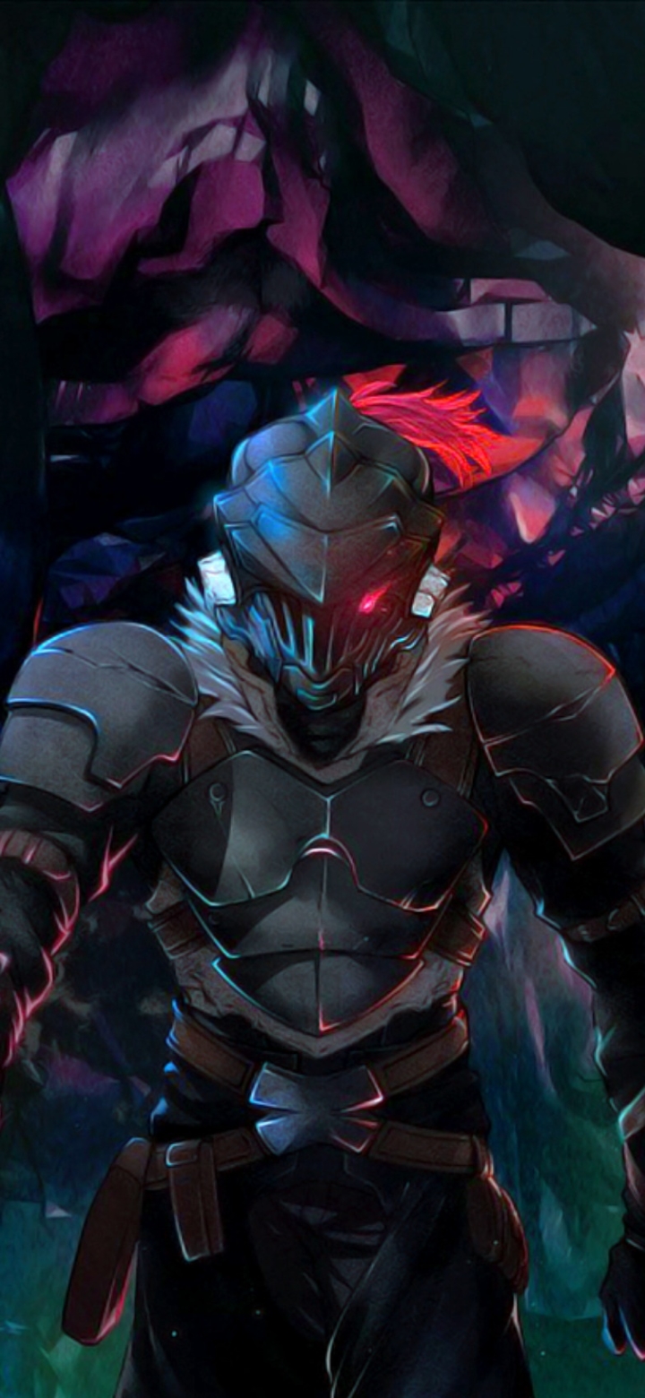 Descarga gratuita de fondo de pantalla para móvil de Casco, Armadura, Animado, Goblin Slayer.