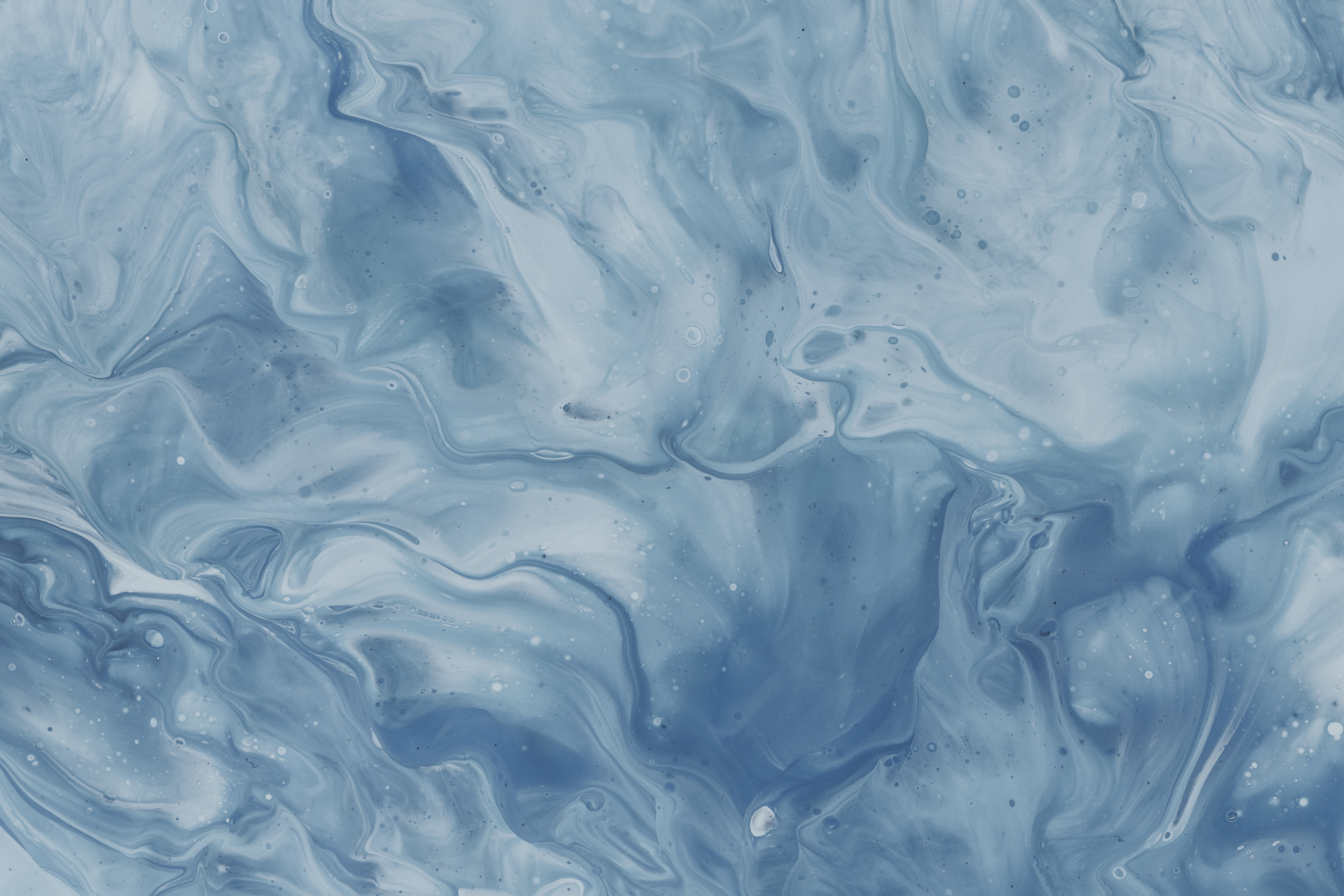 abstract, blue, paint, liquid, mixing Desktop home screen Wallpaper