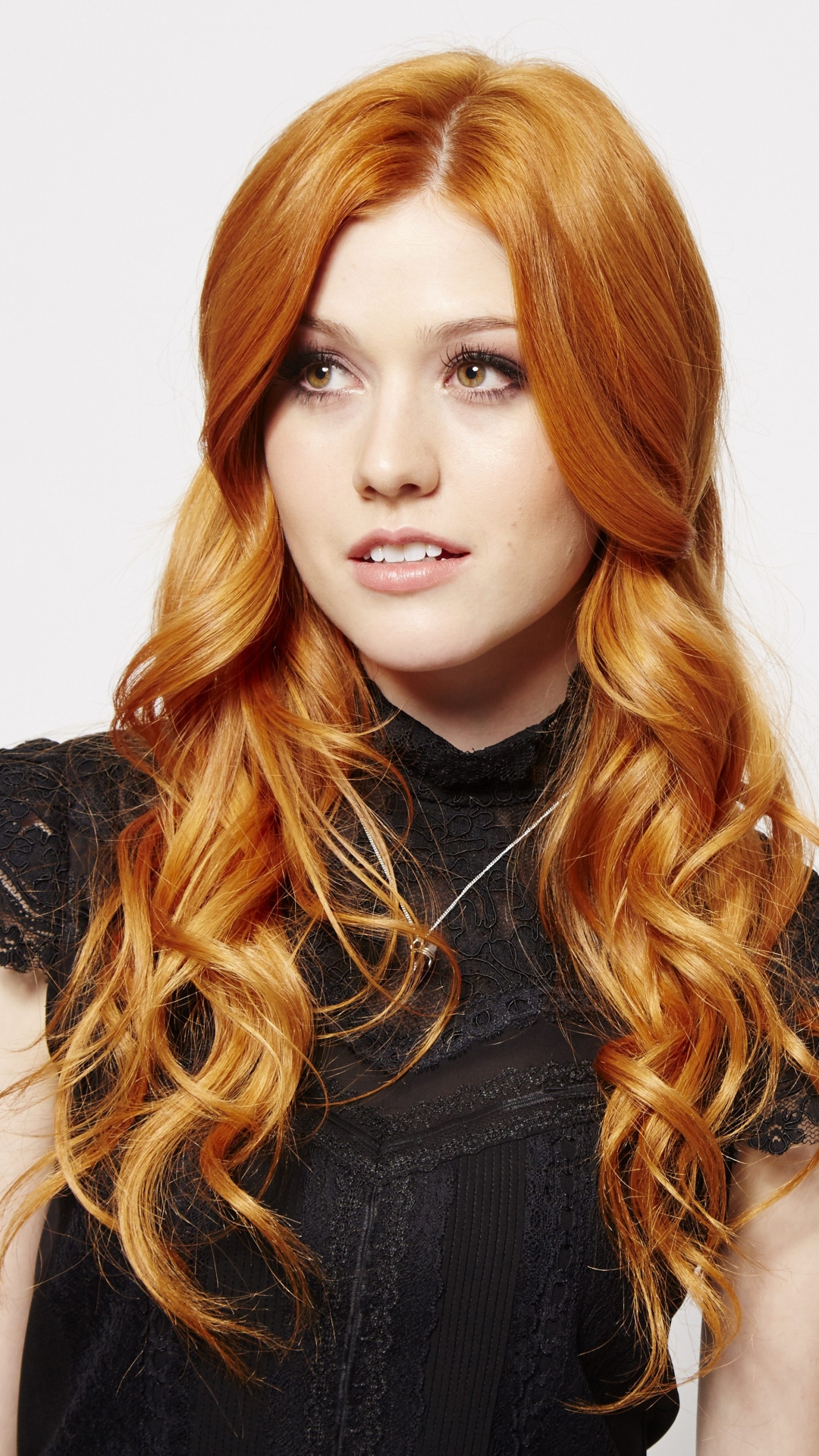 Download mobile wallpaper Redhead, American, Celebrity, Long Hair, Actress, Katherine Mcnamara for free.