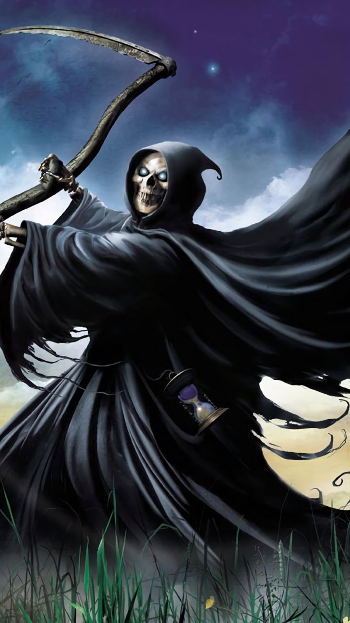 Download mobile wallpaper Fantasy, Dark, Grim Reaper for free.