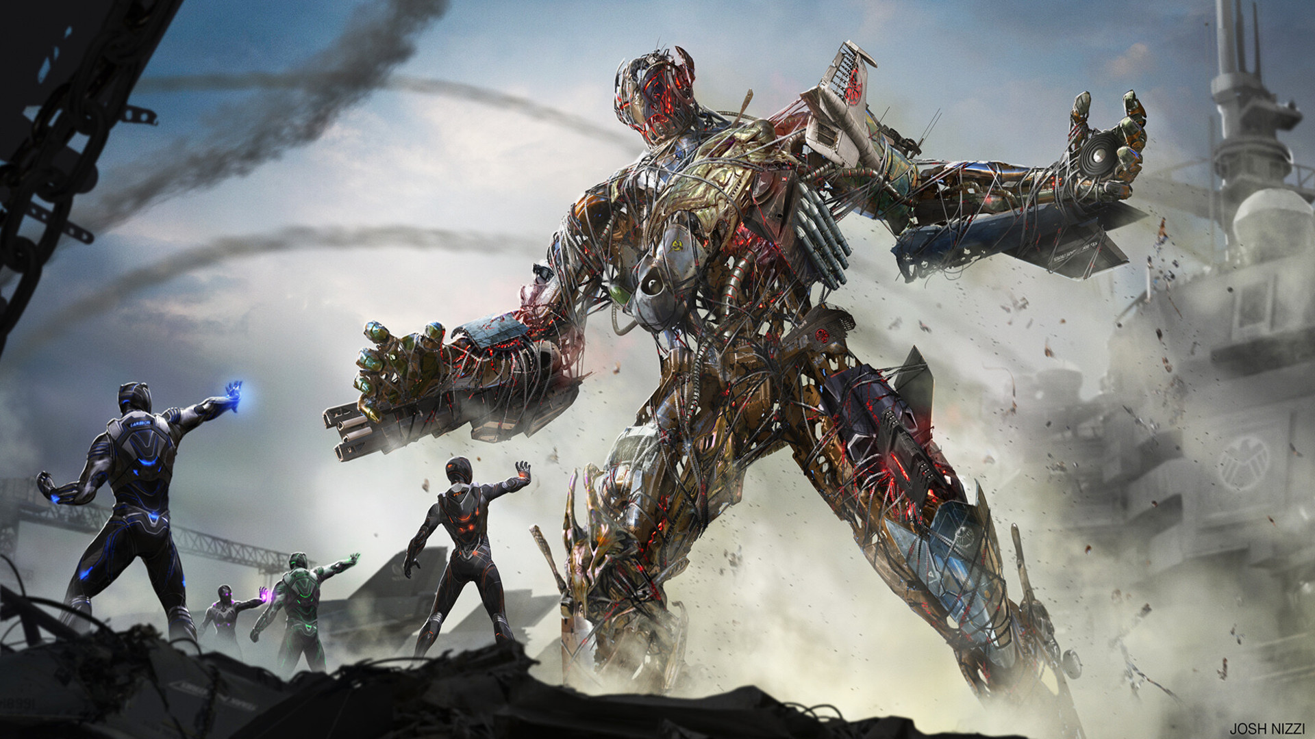 Download mobile wallpaper Robot, Comics, Ultron for free.