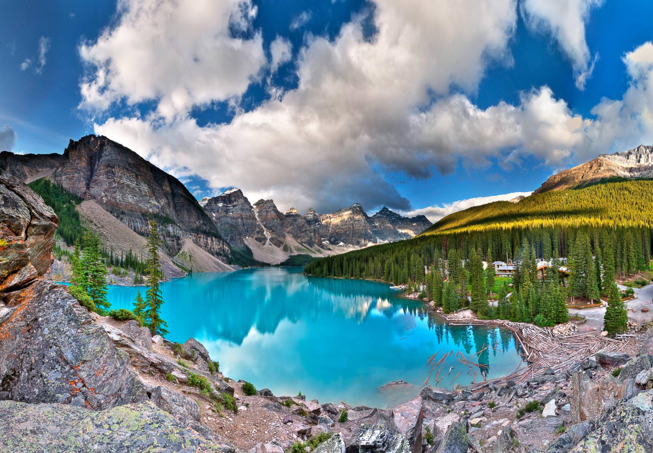 308851 descargar imagen tierra/naturaleza, lago moraine, canadá, lago, lagos: fondos de pantalla y protectores de pantalla gratis