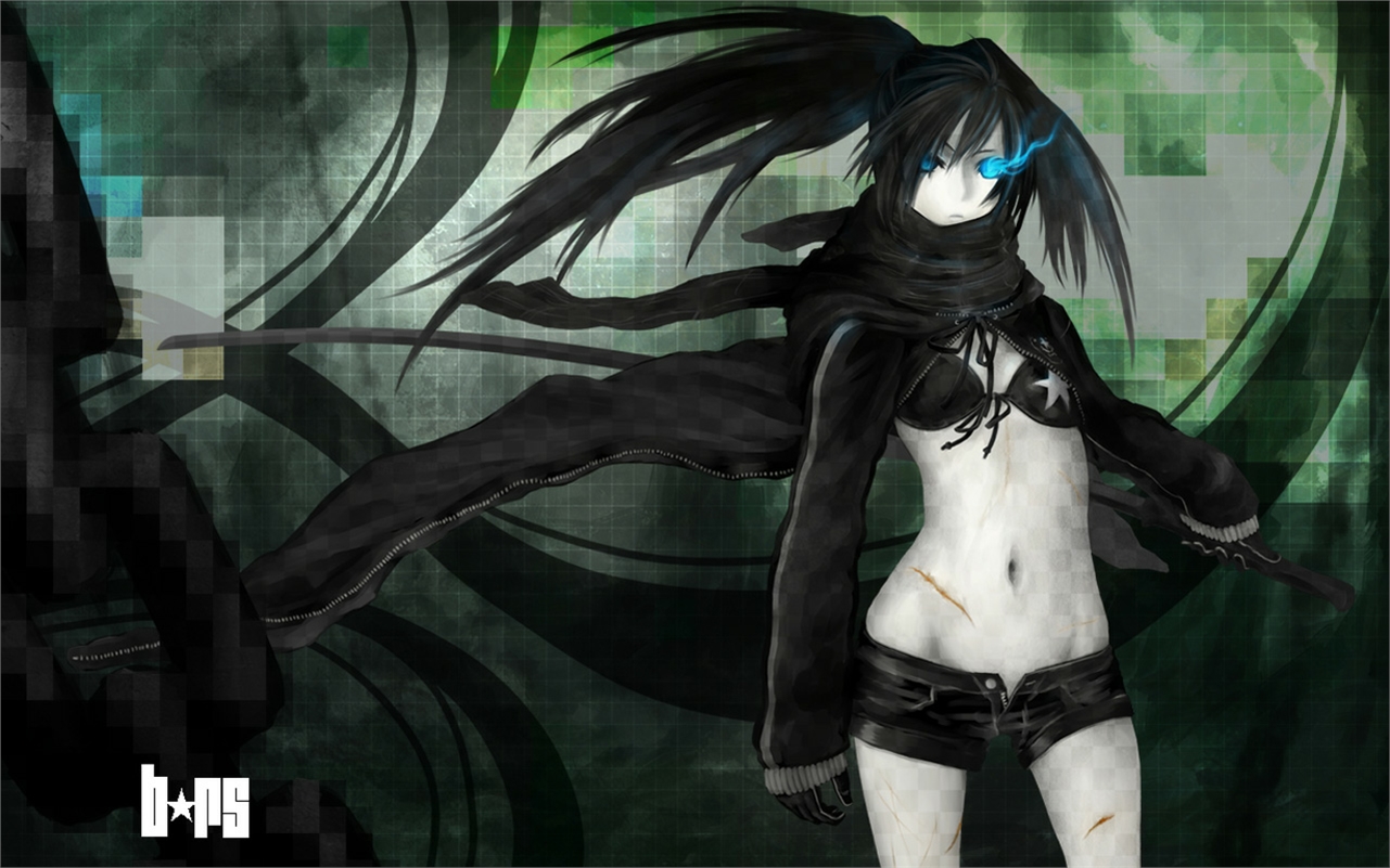 Free download wallpaper Anime, Black Rock Shooter on your PC desktop