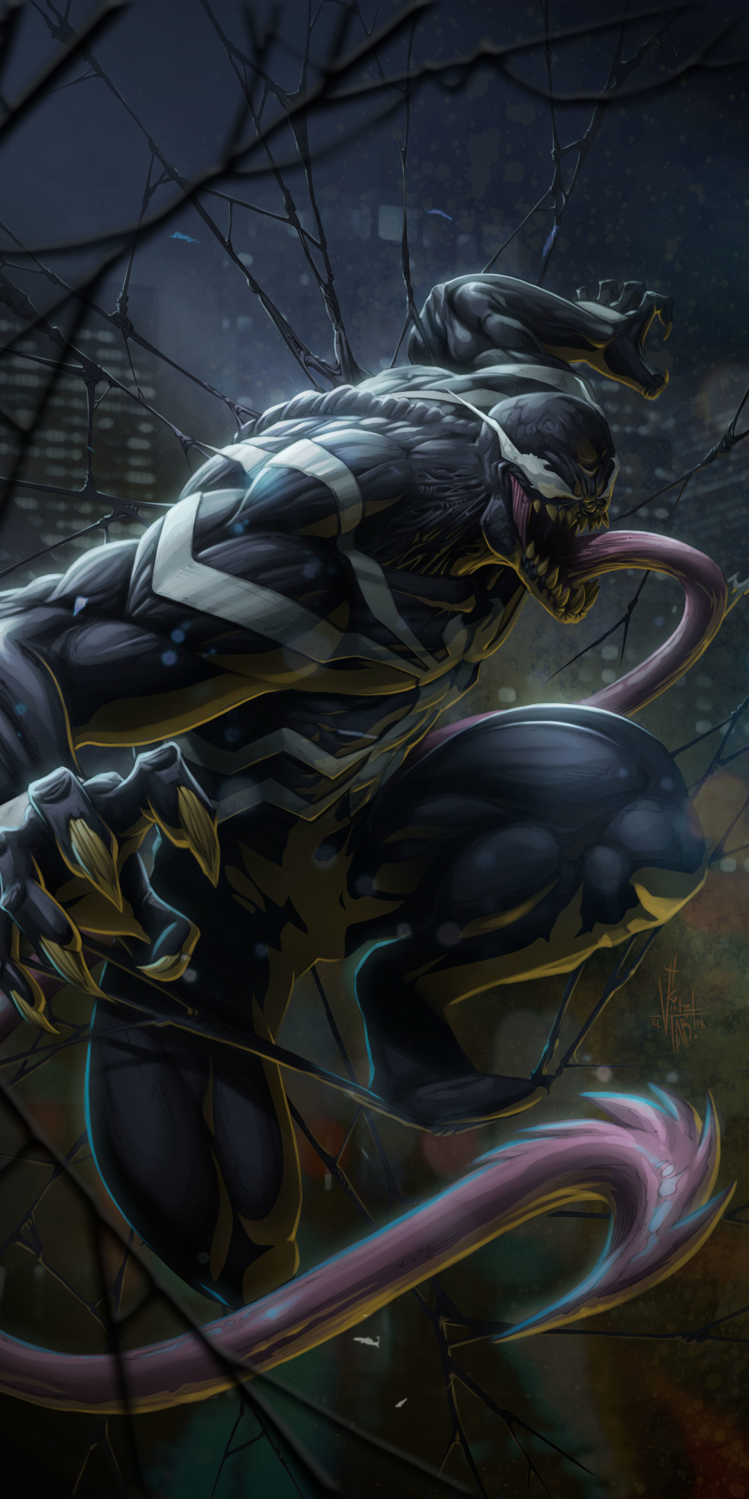 Download mobile wallpaper Spider Man, Venom, Comics for free.