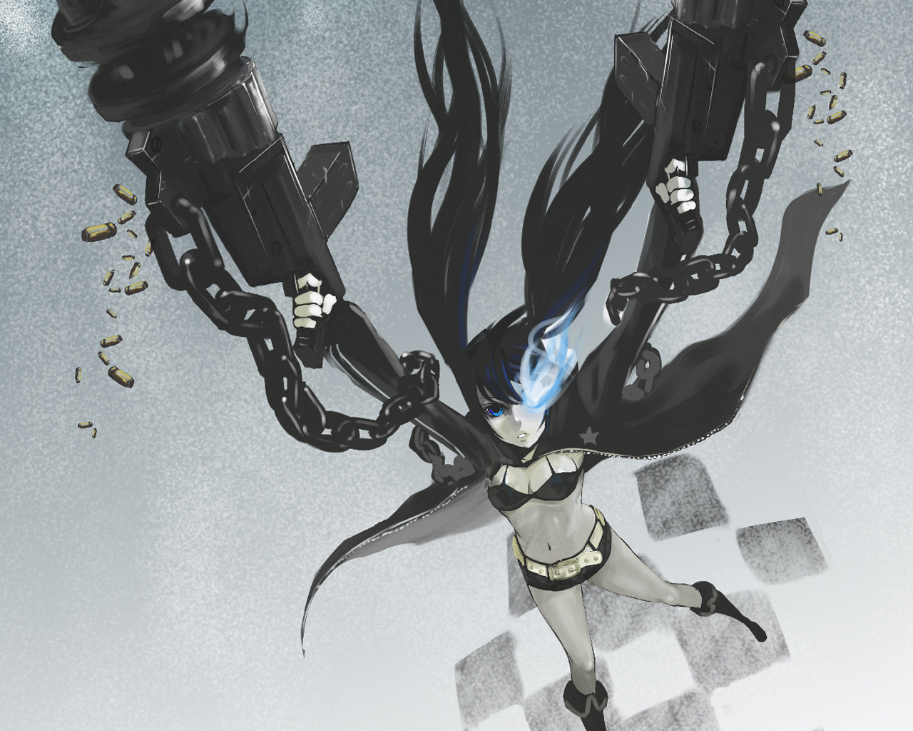 Download mobile wallpaper Anime, Black Rock Shooter for free.