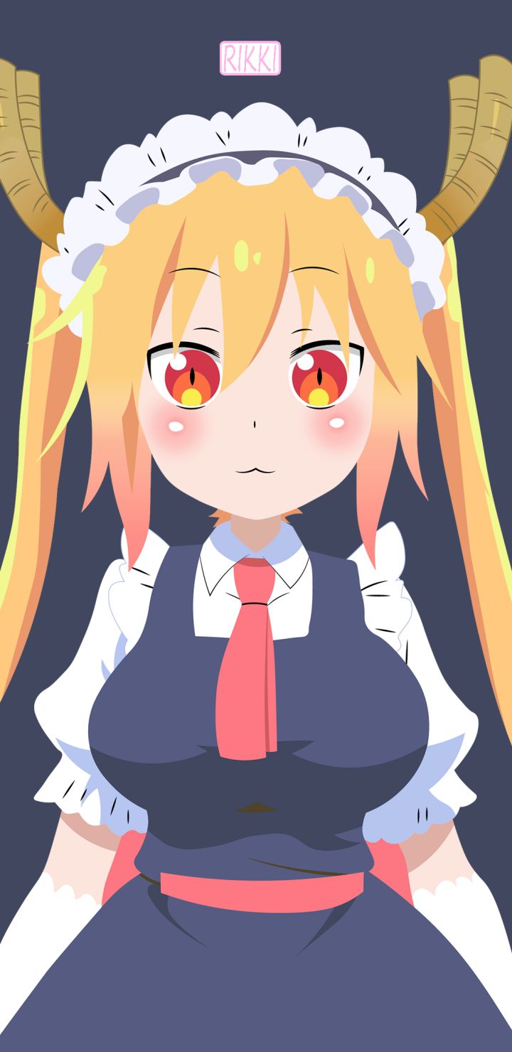 Handy-Wallpaper Animes, Dienstmädchen, Tohru (Miss Kobayashis Drachenmädchen), Kobayashi San Chi No Maid Dragon kostenlos herunterladen.