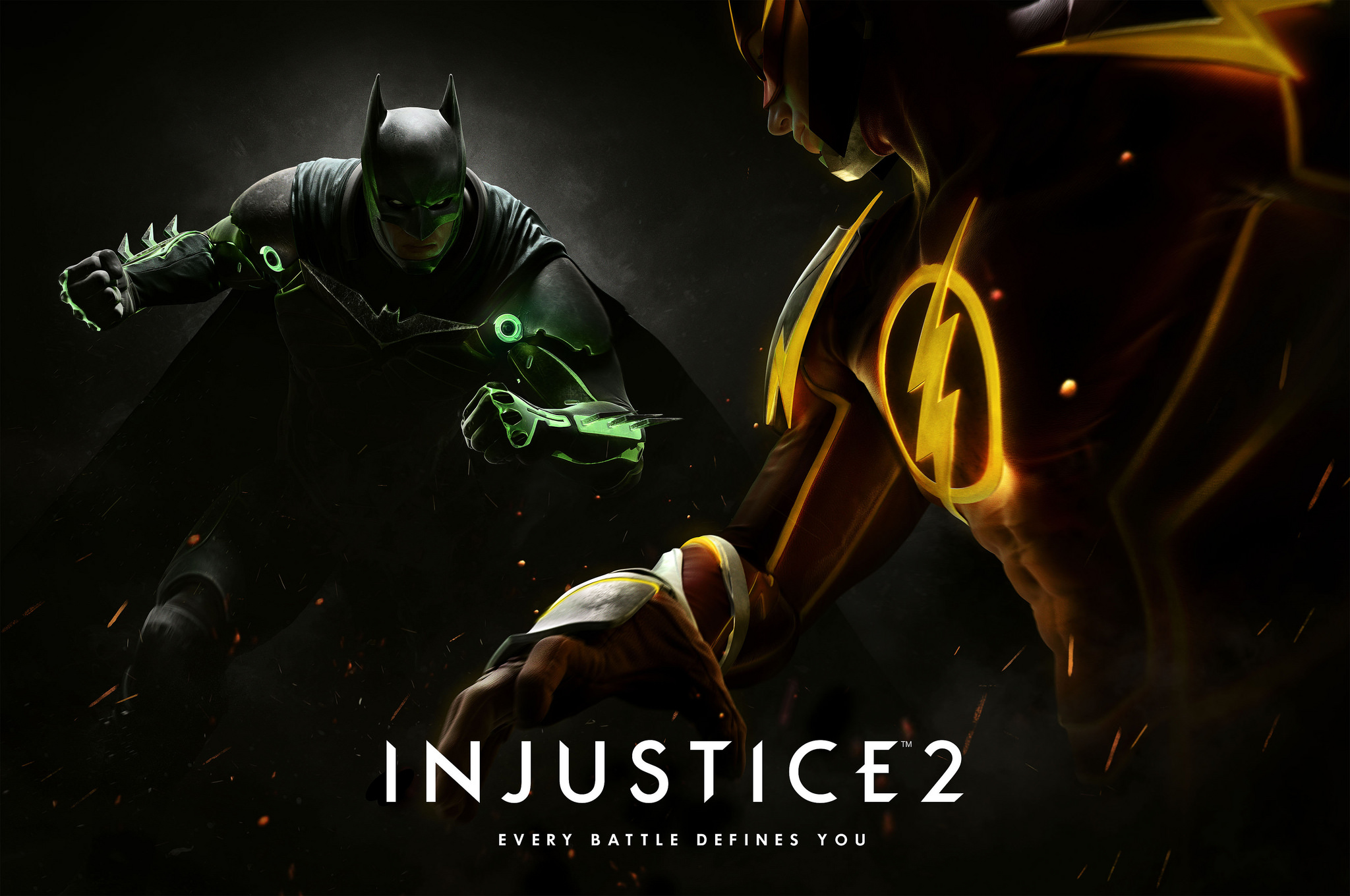 video game, injustice 2, batman, flash, injustice