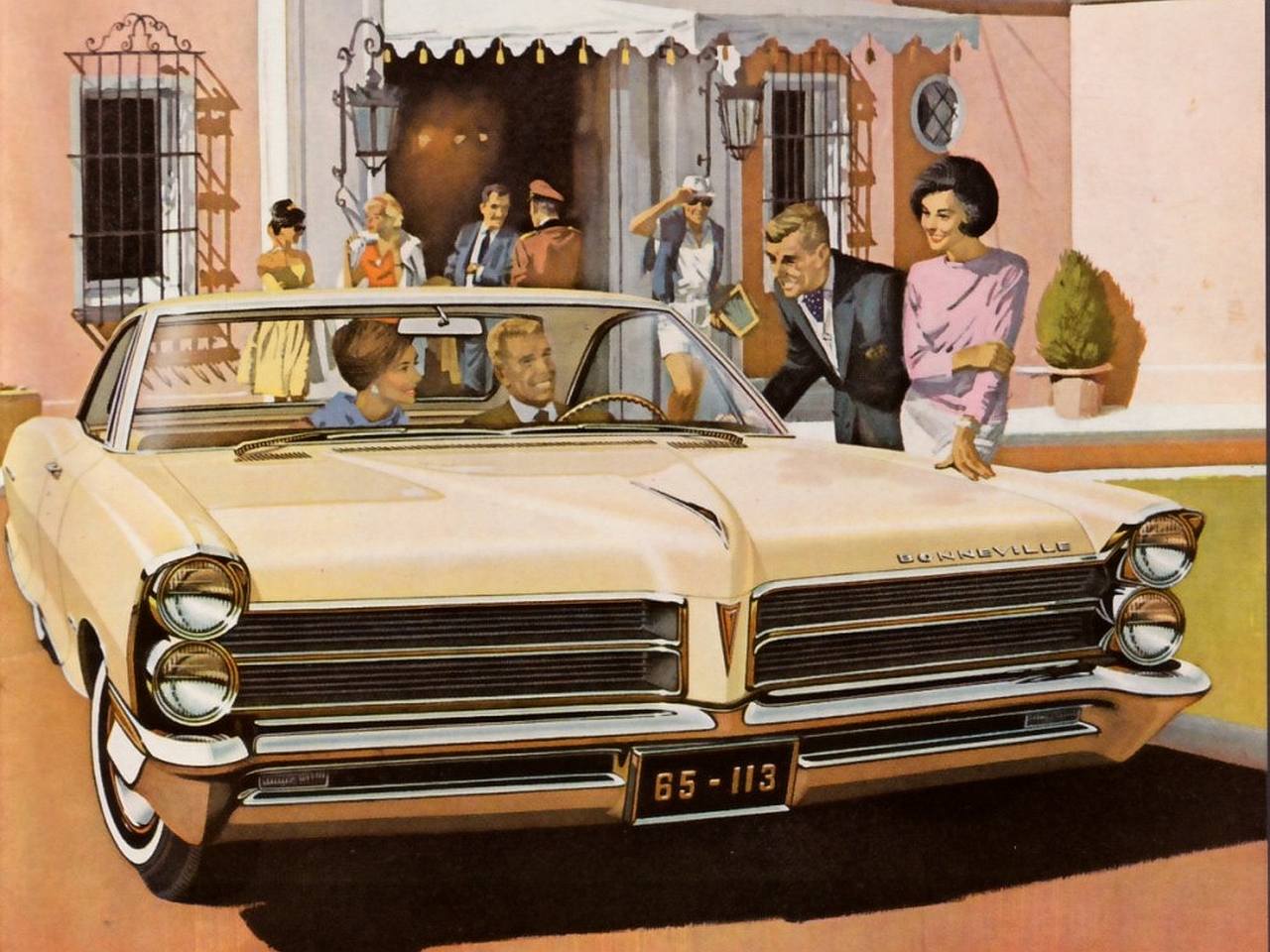 Melhores papéis de parede de Pontiac Bonneville 1965 para tela do telefone