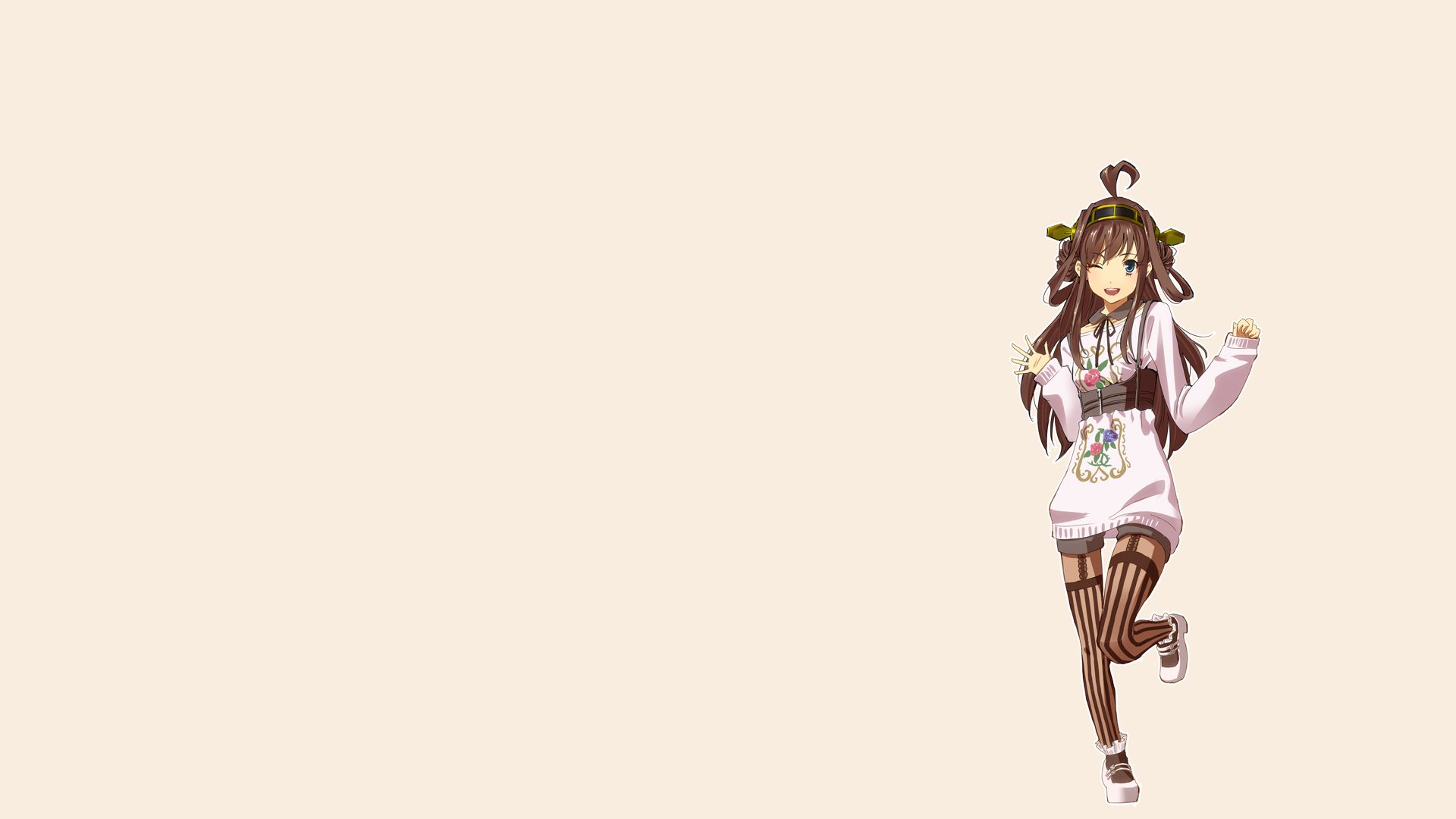 Laden Sie das Animes, Kantai Sammlung, Kongou (Kancolle)-Bild kostenlos auf Ihren PC-Desktop herunter