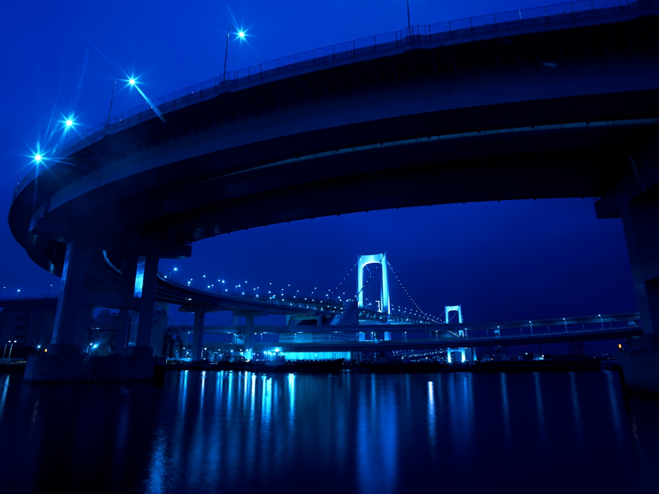 man made, rainbow bridge, japan, tokyo, bridges