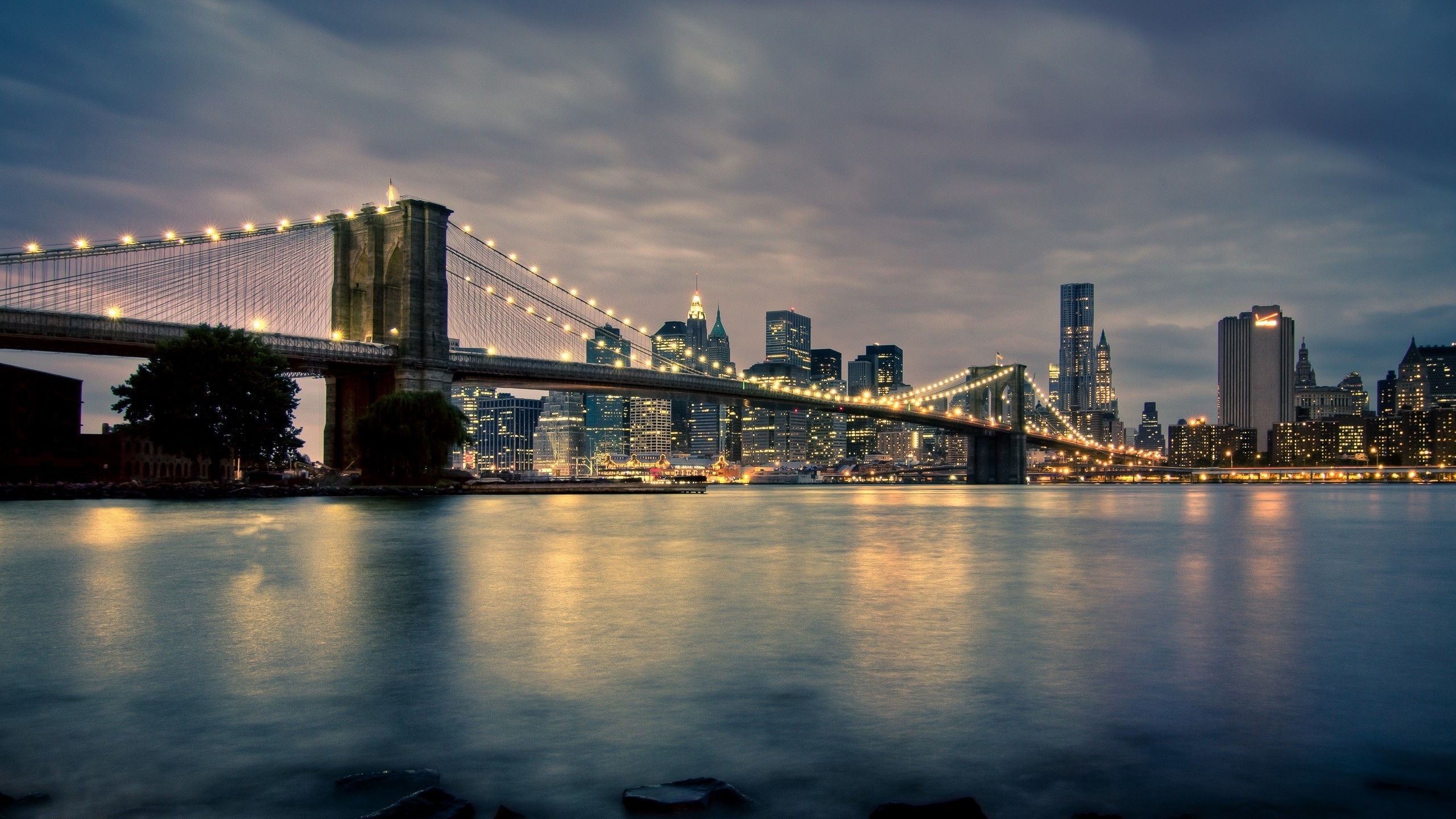 290688 скачать картинку бруклинский мост, сделано человеком, манхэттен, нью йорк, мосты - обои и заставки бесплатно