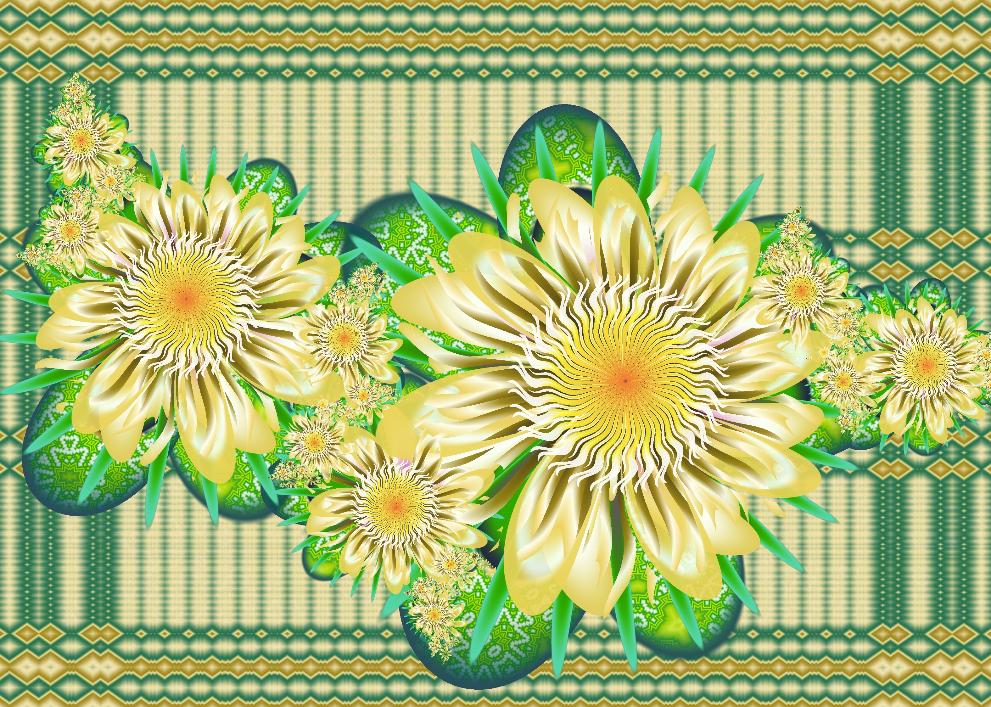 Free download wallpaper Flowers, Bright, Abstract, Patterns on your PC desktop