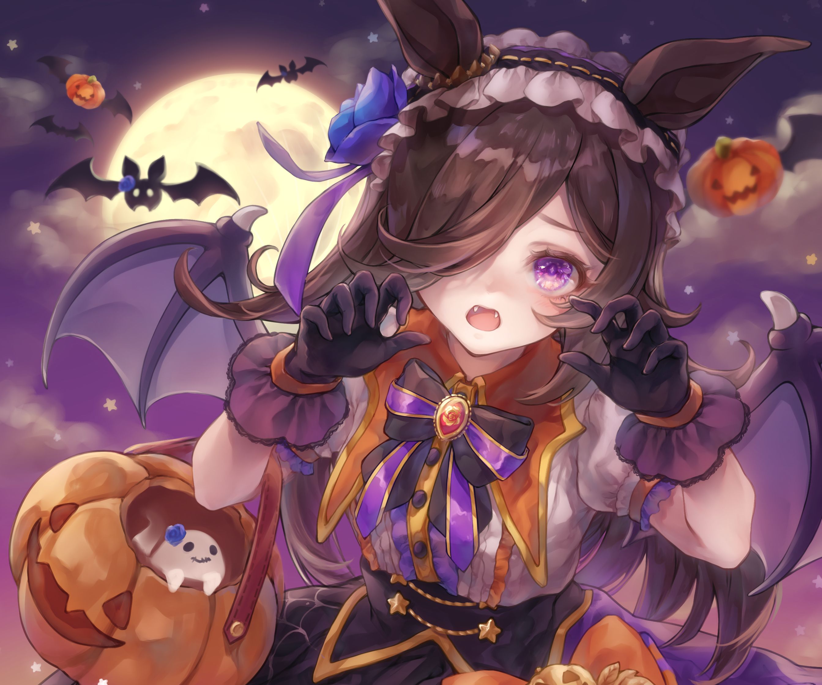 Free download wallpaper Anime, Halloween, Uma Musume: Pretty Derby, Rice Shower on your PC desktop