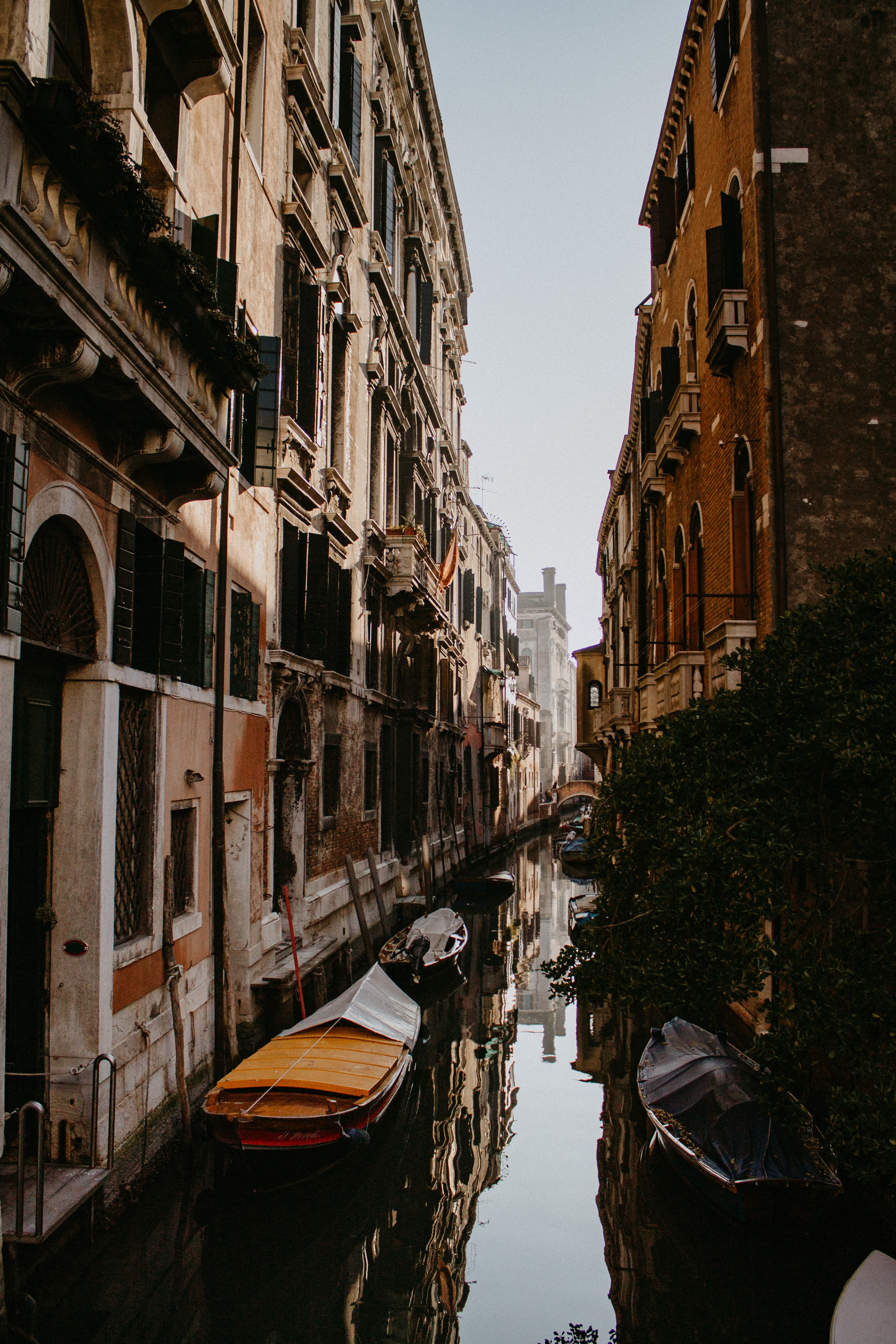 cities, rivers, boat, street, facades