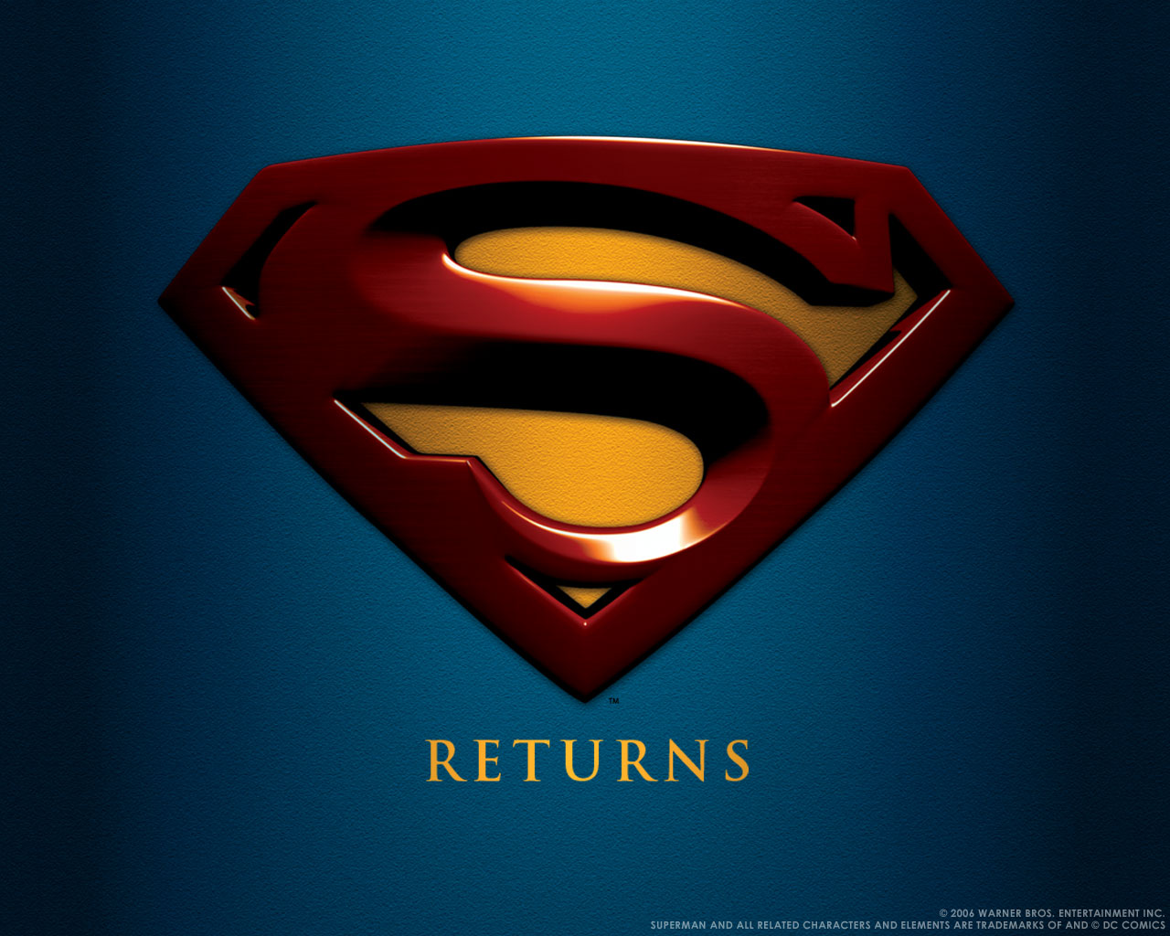 Популярные заставки и фоны Возвращение Супермена на компьютер
