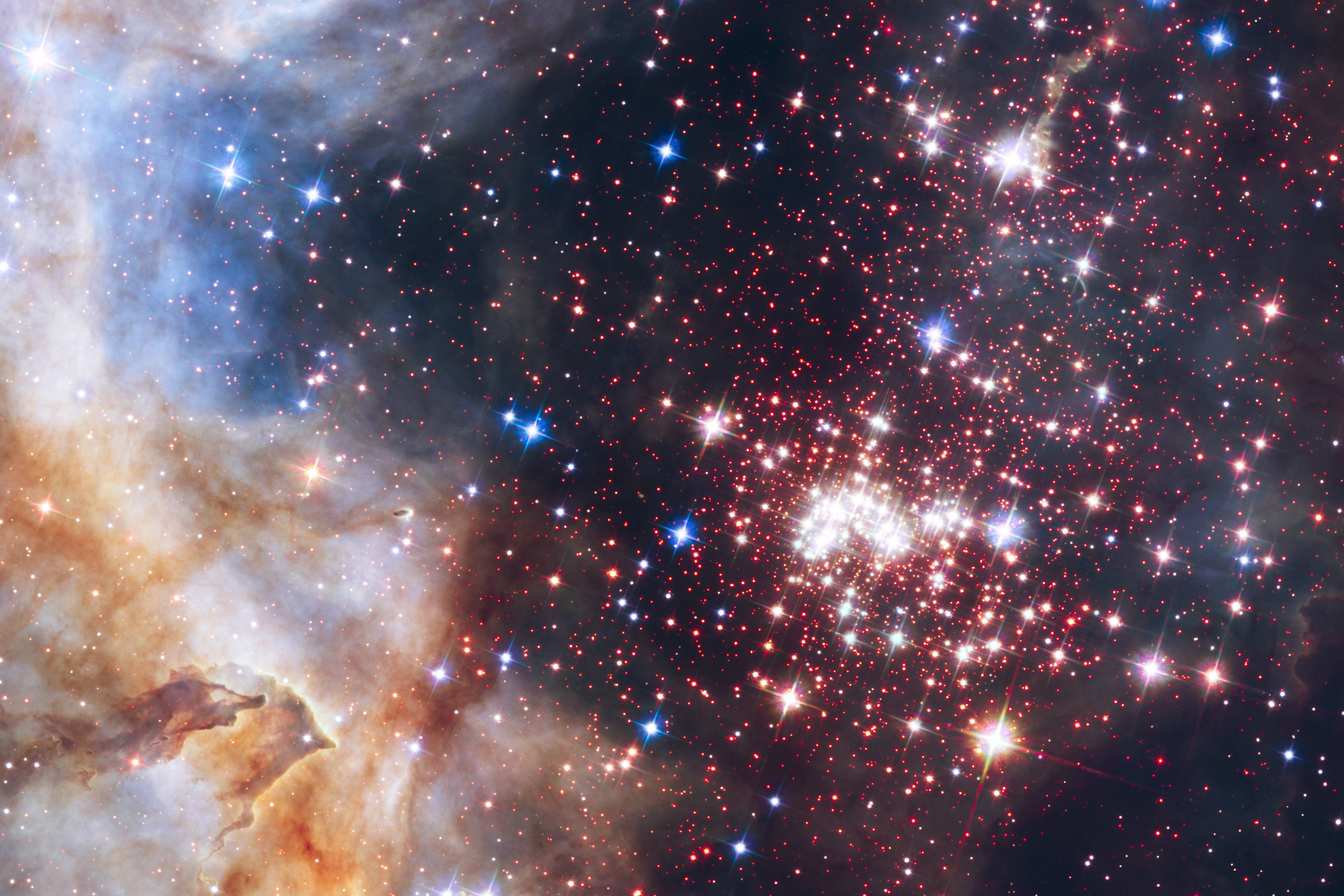 Download mobile wallpaper Stars, Glow, Nebula, Universe, Galaxy for free.