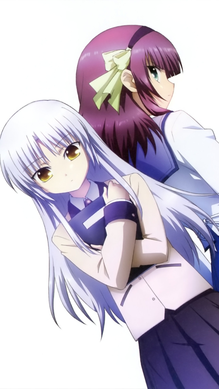 Handy-Wallpaper Animes, Angel Beats!, Juri Nakamura, Kanade Tachibana kostenlos herunterladen.