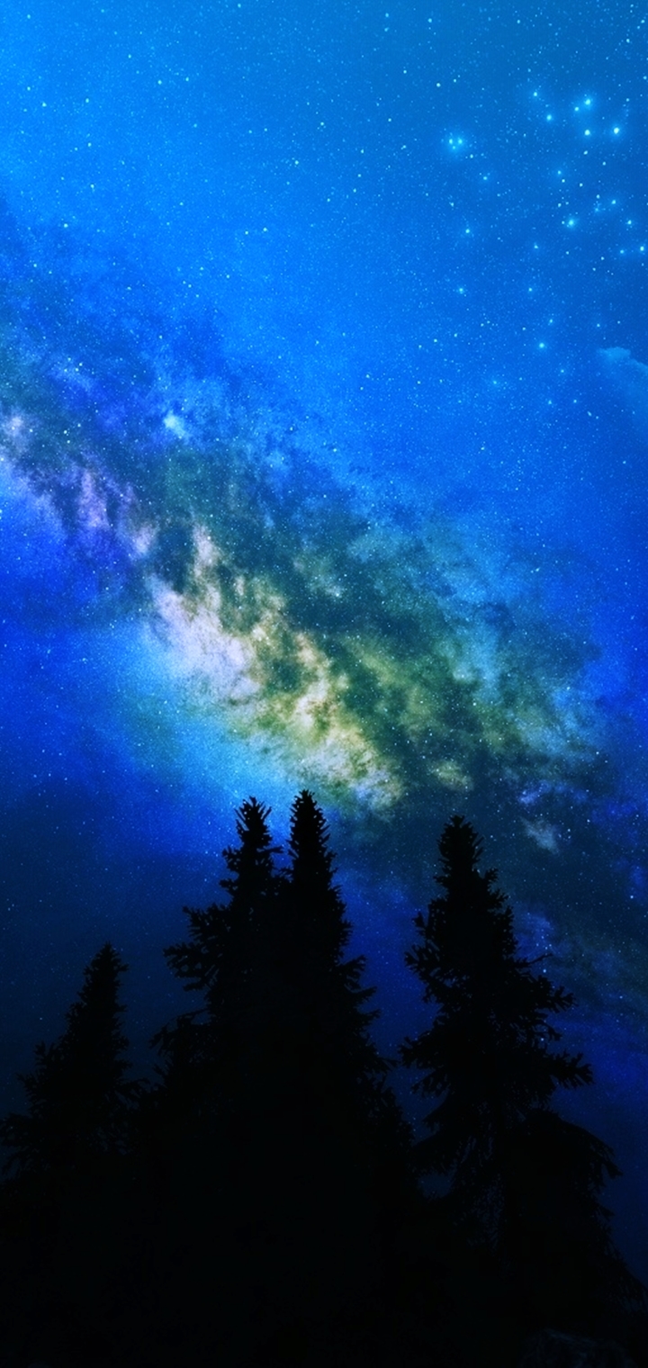 Download mobile wallpaper Sky, Stars, Milky Way, Galaxy, Sci Fi for free.