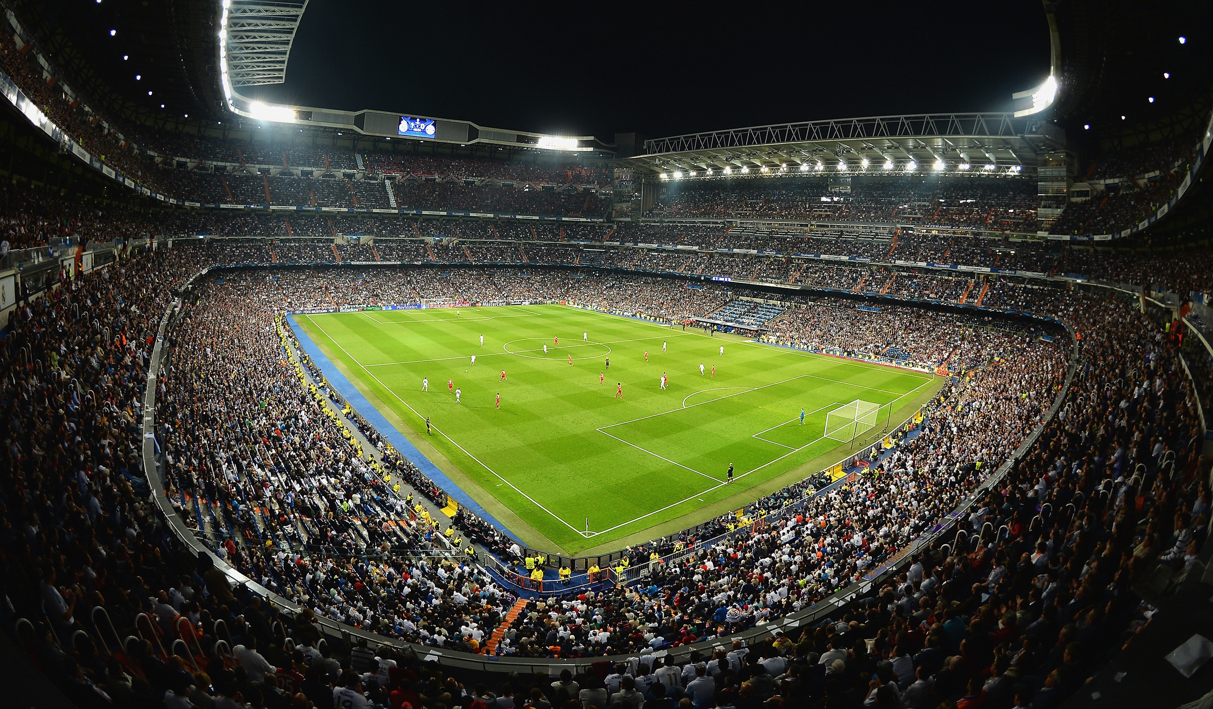 Laden Sie Santiago Bernabéu Stadion HD-Desktop-Hintergründe herunter