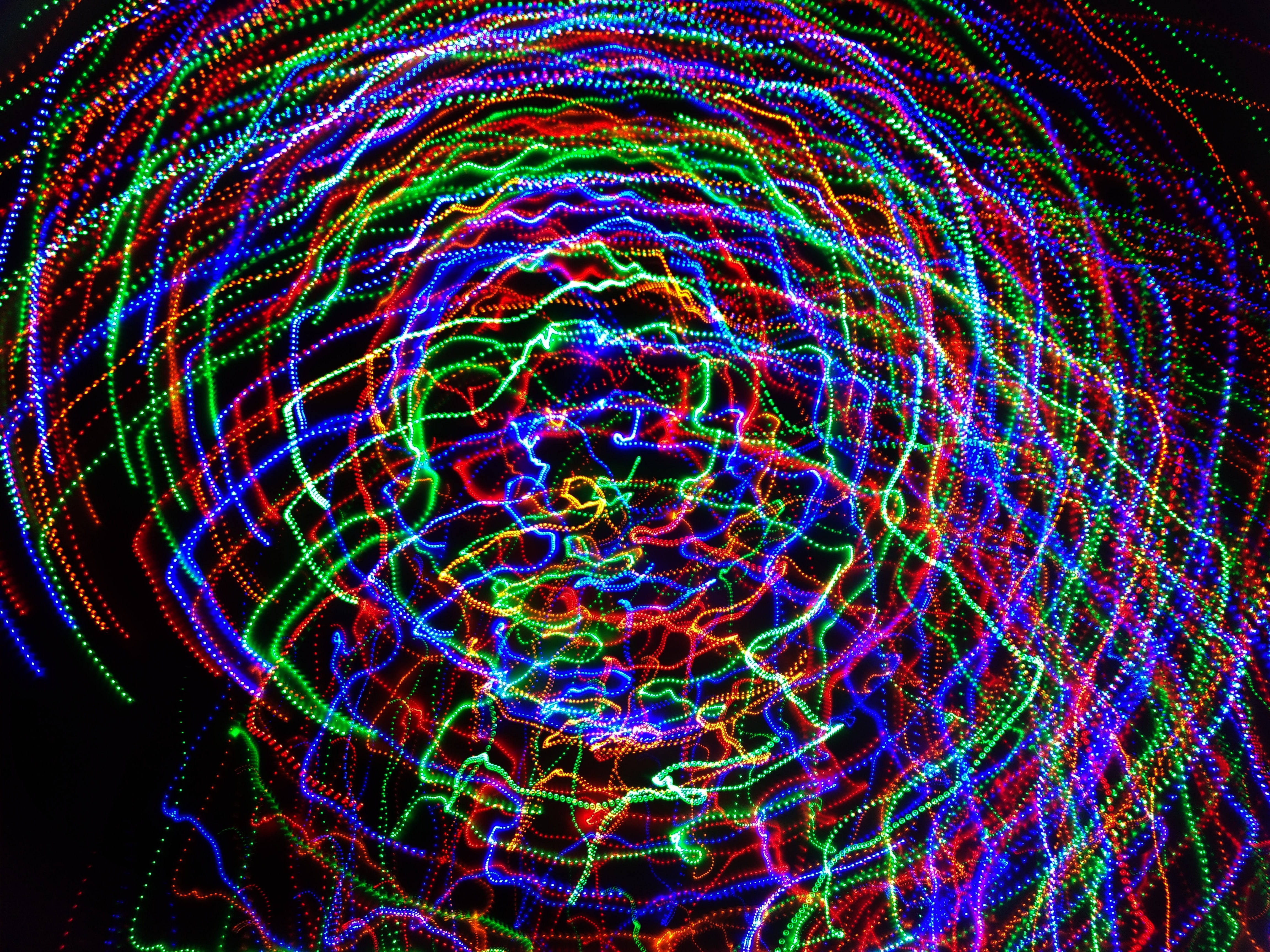 multicolored, abstract, motley, long exposure, light movement, movement of light
