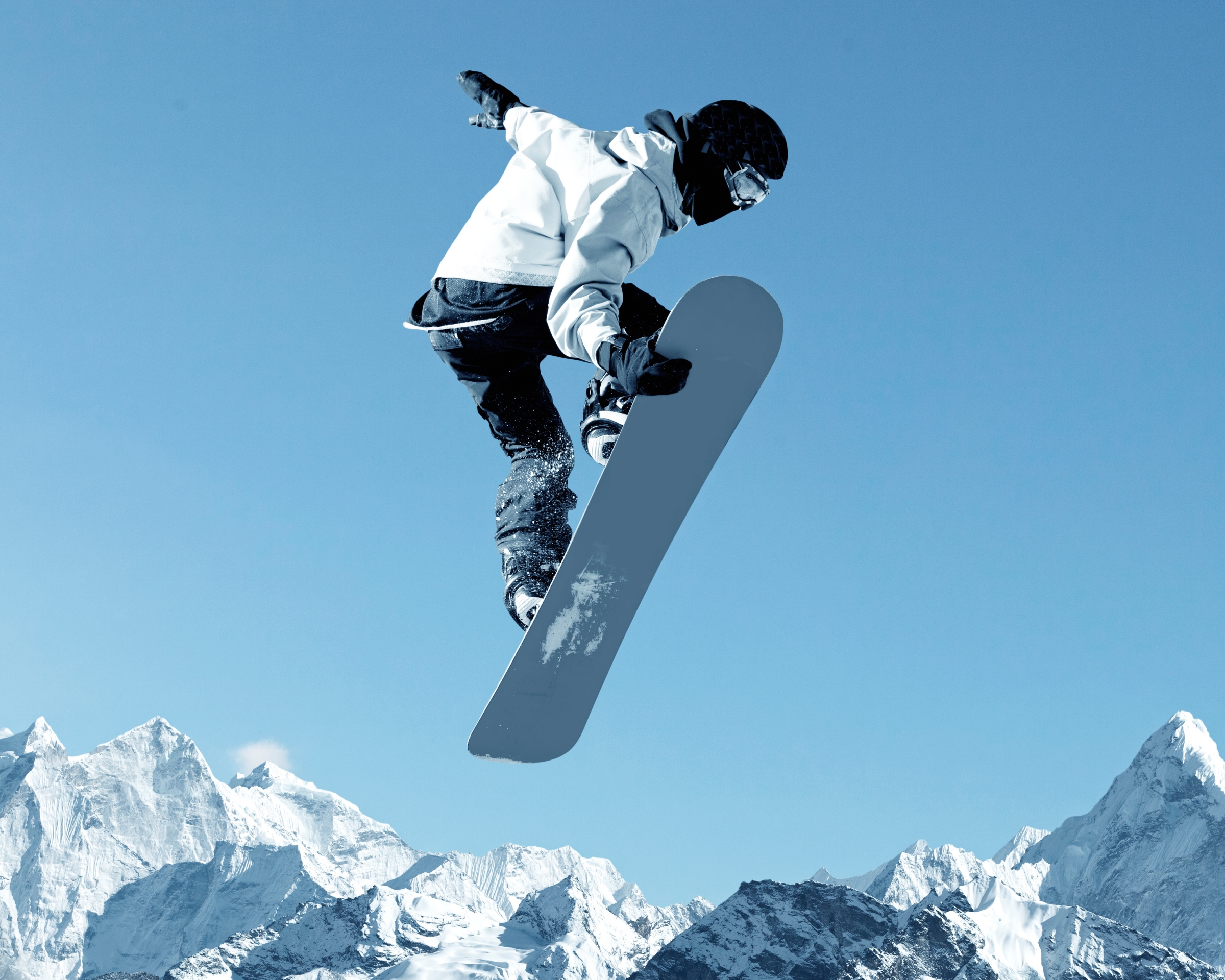 Download mobile wallpaper Sports, Snowboarding, Mountain for free.