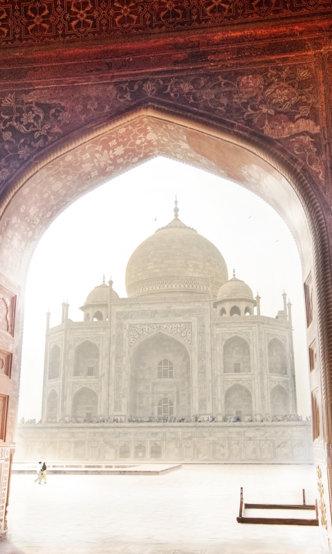Handy-Wallpaper Taj Mahal, Monumente, Menschengemacht kostenlos herunterladen.