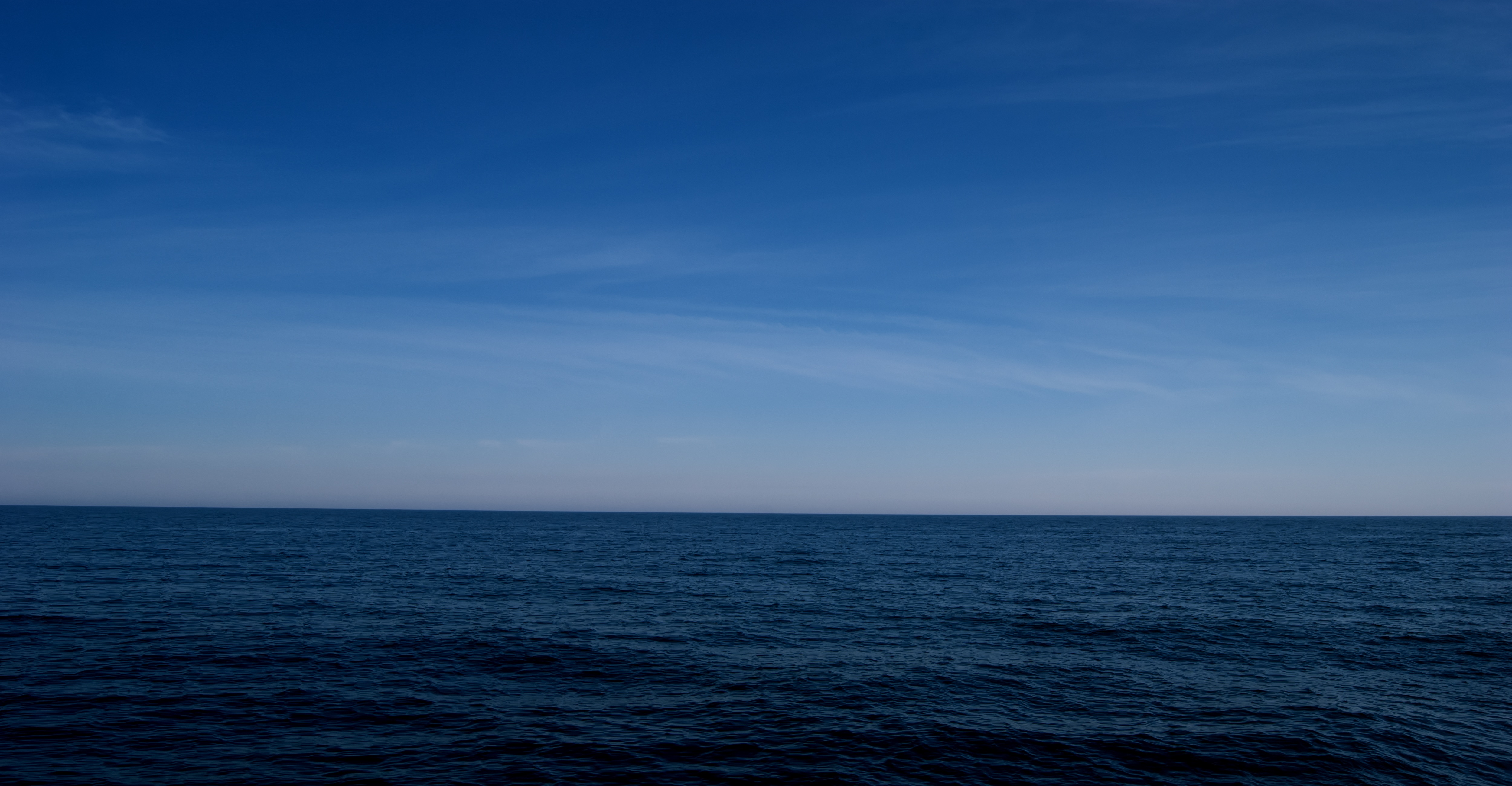 PC Wallpapers sea, ripples, nature, sky, waves, horizon, ripple