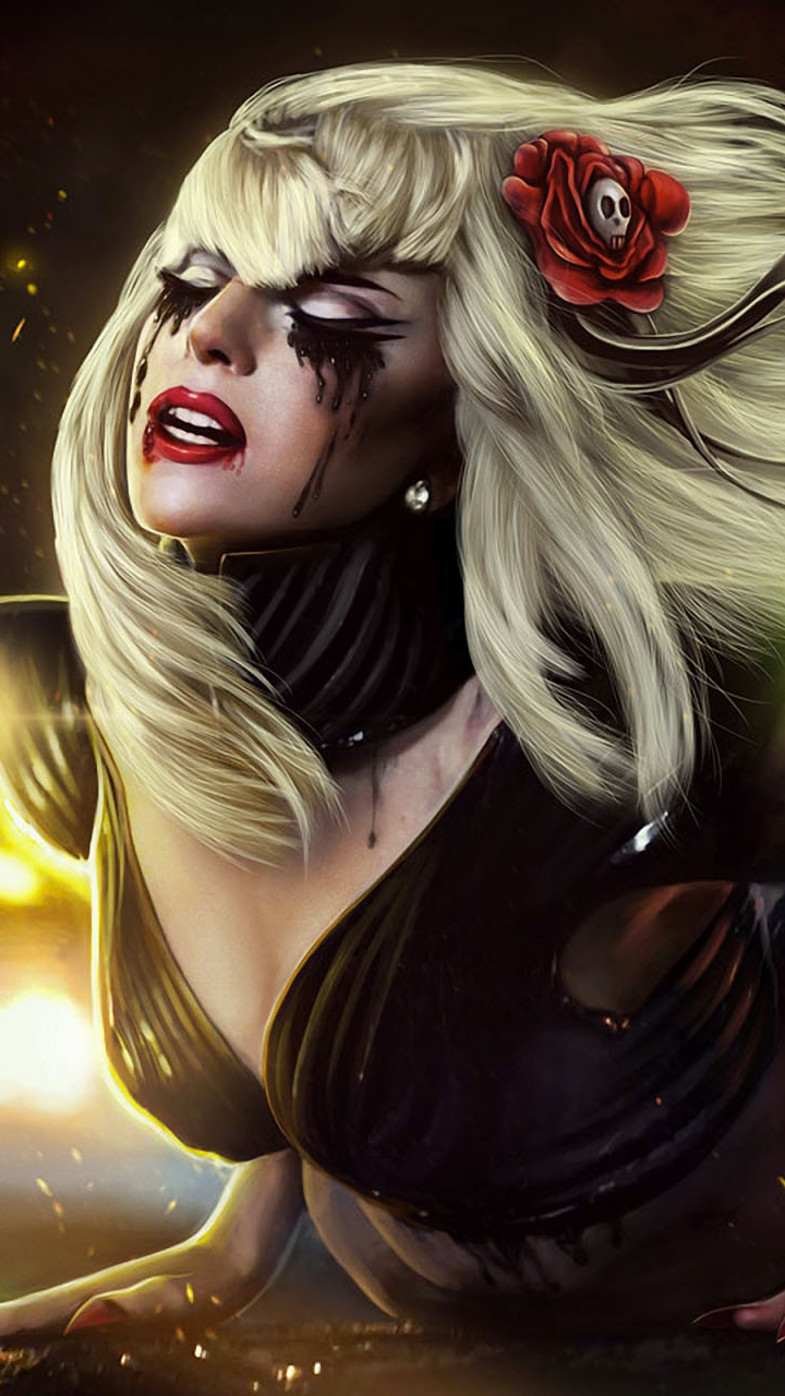 Download mobile wallpaper Music, Lady Gaga for free.