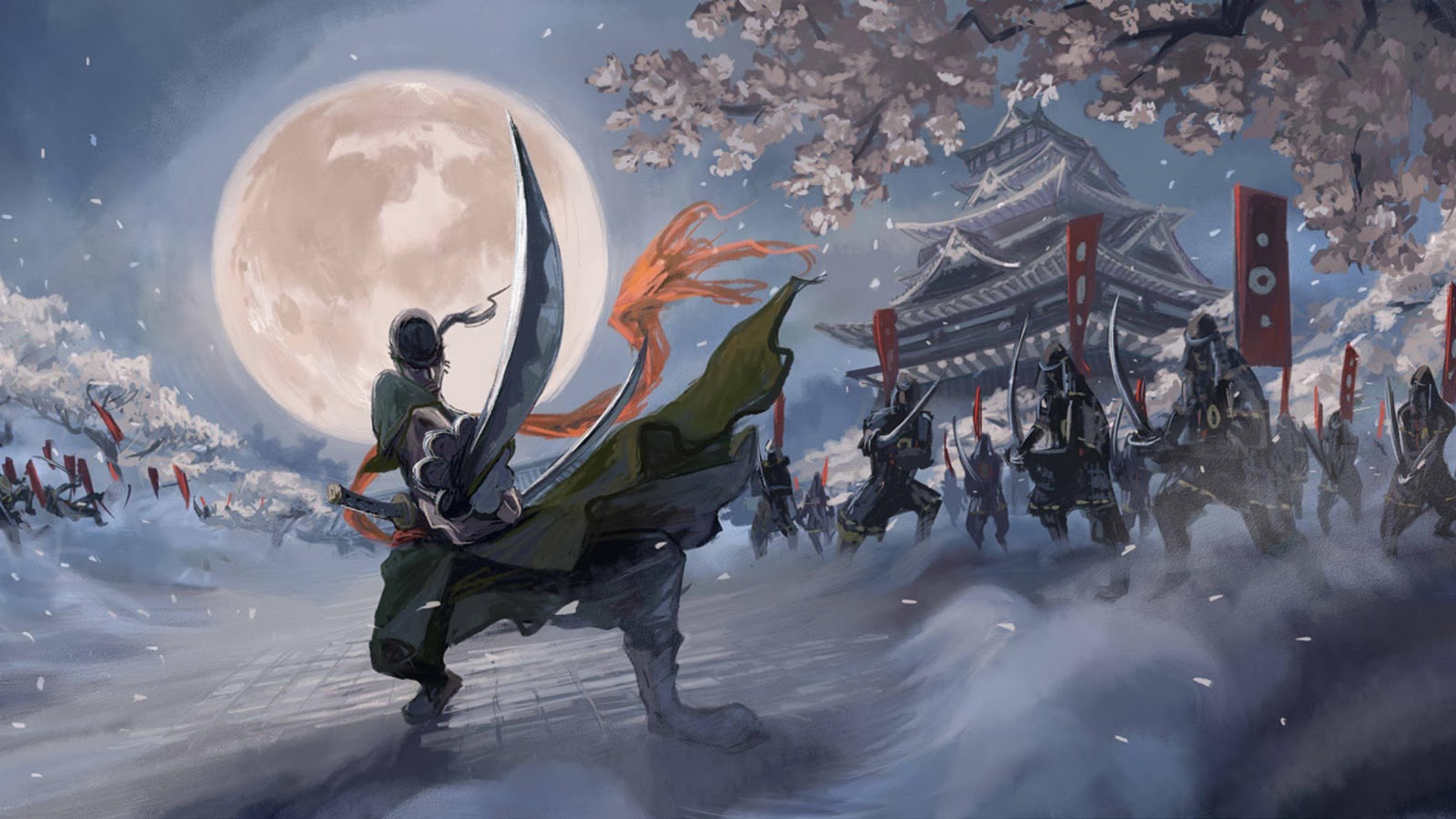 Laden Sie das Samurai, Animes, One Piece, Roronoa Zorro-Bild kostenlos auf Ihren PC-Desktop herunter