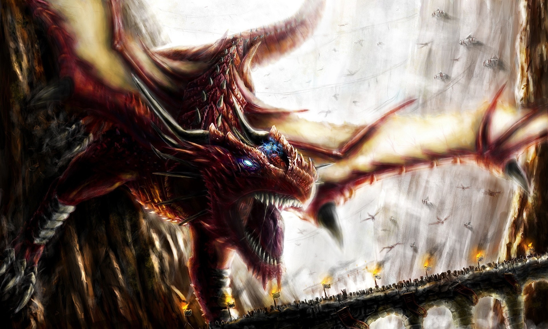 Free download wallpaper Fantasy, Dragon on your PC desktop