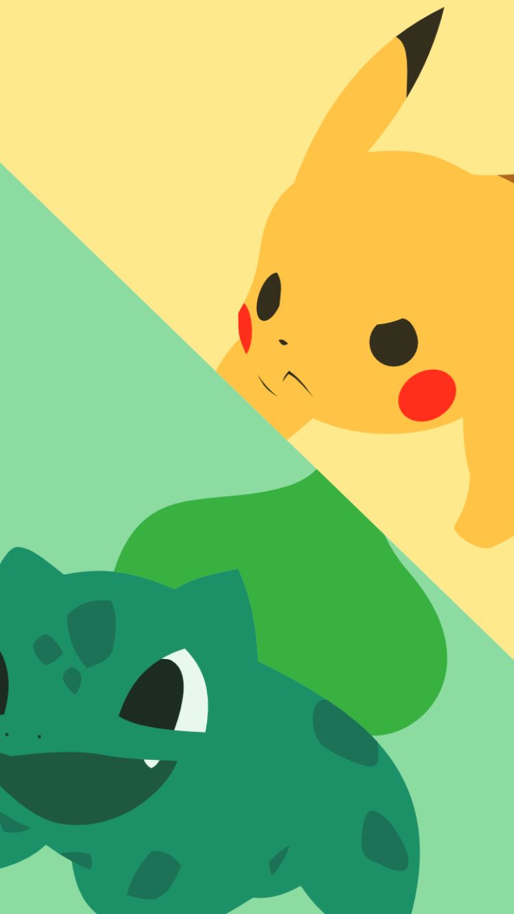 Handy-Wallpaper Pokémon, Pikachu, Computerspiele, Bisasam (Pokémon), Glumanda (Pokémon), Schiggy (Pokémon), Starter Pokémon kostenlos herunterladen.