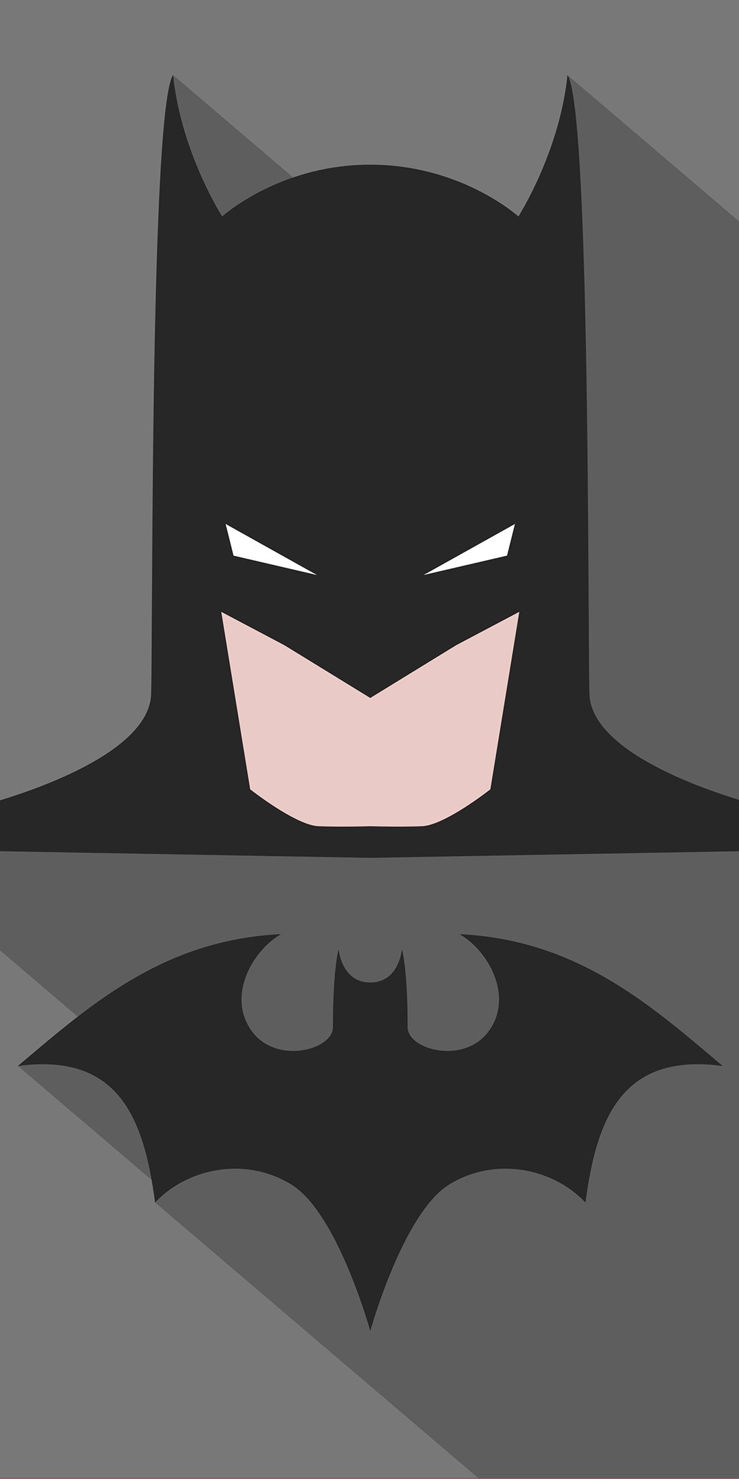 Download mobile wallpaper Batman, Grey, Comics, Minimalist, Dc Comics for free.