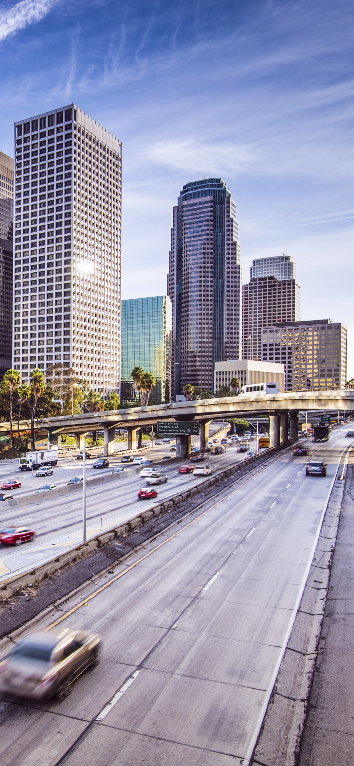 Download mobile wallpaper Cities, City, Street, California, Los Angeles, Man Made for free.
