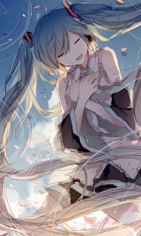 Download mobile wallpaper Music, Anime, Vocaloid, Hatsune Miku for free.