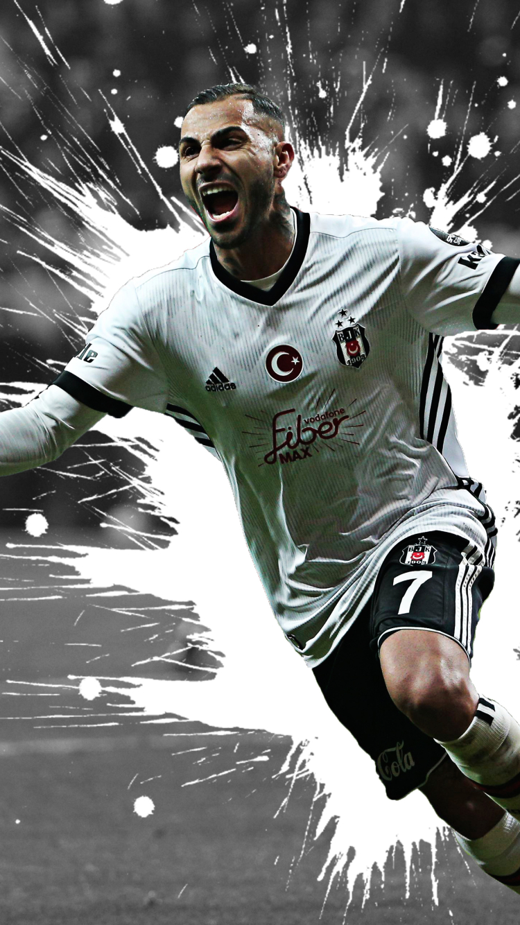 Téléchargez des papiers peints mobile Des Sports, Football, Beşiktaş J K, Ricardo Quaresma gratuitement.
