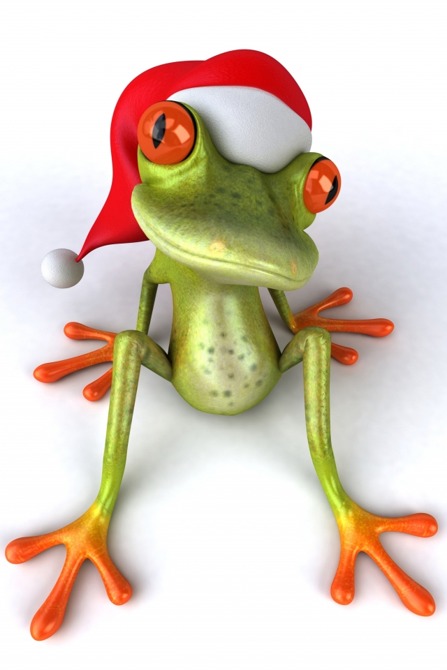 Download mobile wallpaper Animal, Frog, Cgi for free.
