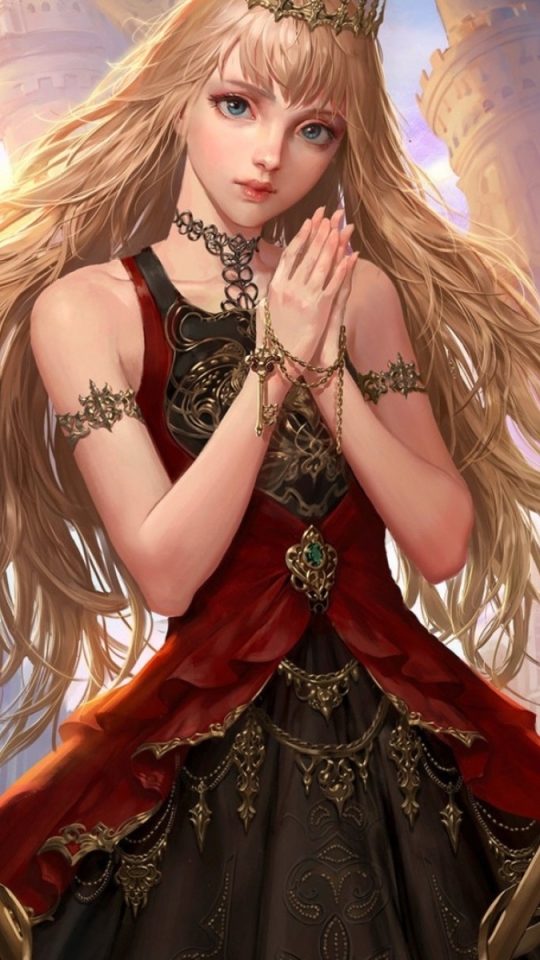 Download mobile wallpaper Jewelry, Blonde, Blue Eyes, Video Game, Long Hair, Legend Of The Cryptids for free.