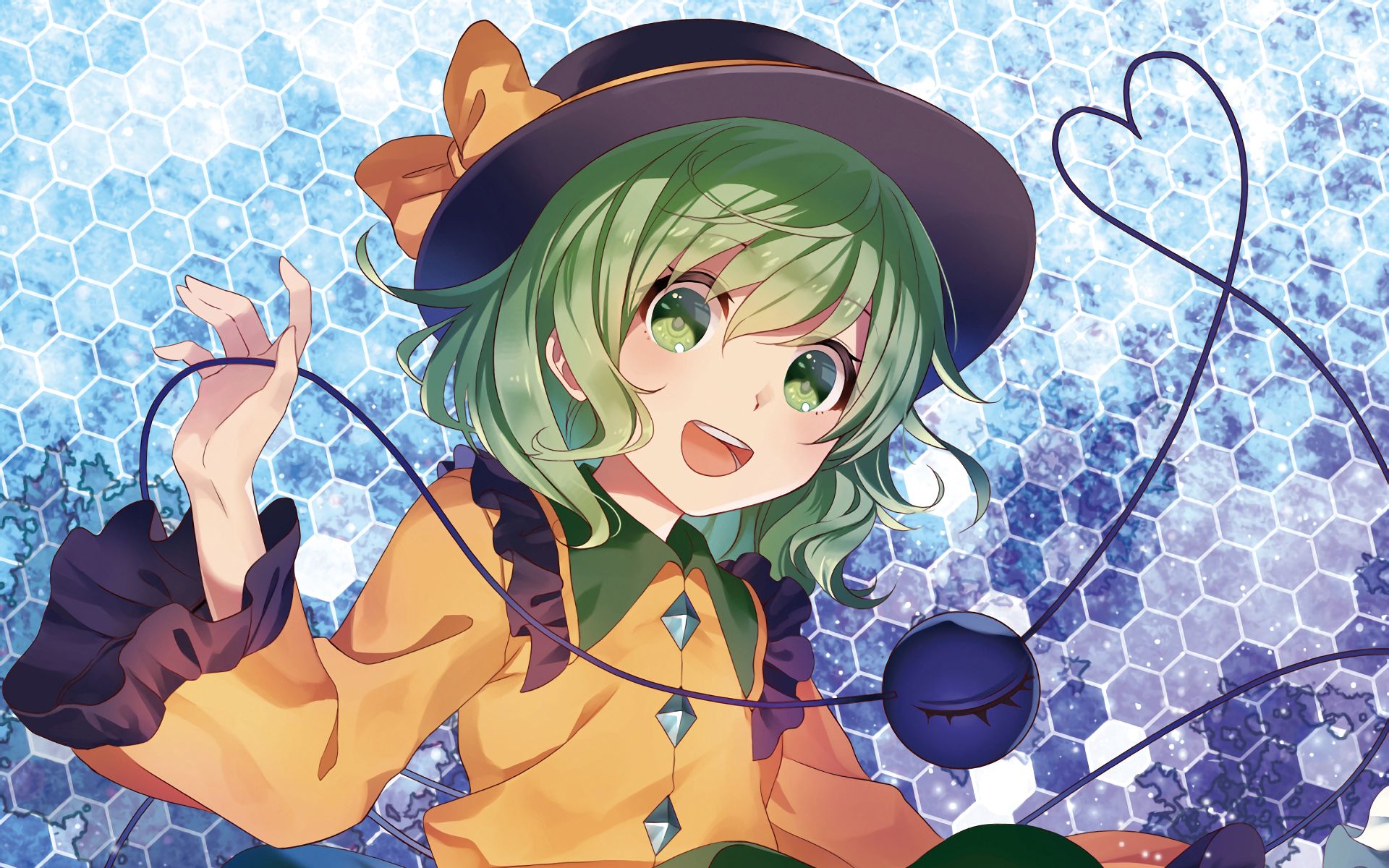 Free download wallpaper Anime, Touhou, Koishi Komeiji on your PC desktop