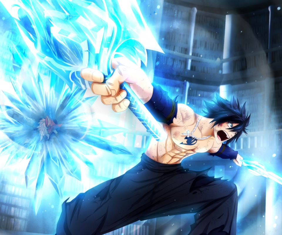 Laden Sie das Animes, Fairy Tail, Grauer Fullbuster-Bild kostenlos auf Ihren PC-Desktop herunter