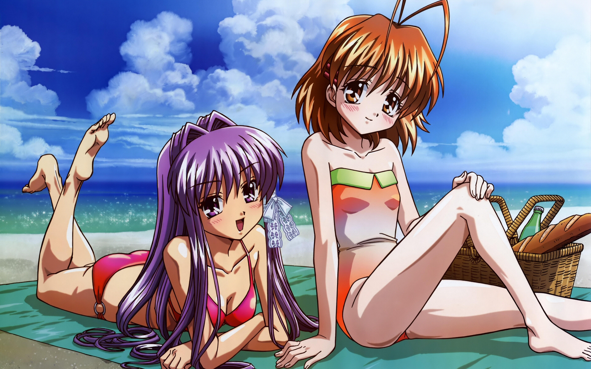 Download mobile wallpaper Anime, Kyou Fujibayashi, Clannad, Nagisa Furukawa for free.