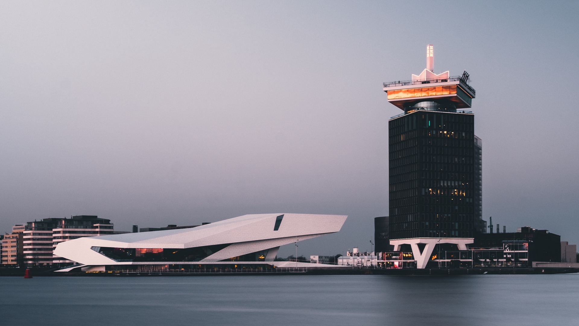 Скачать обои бесплатно Города, Архитектура, Здание, Нидерланды, Амстердам, Сделано Человеком картинка на рабочий стол ПК