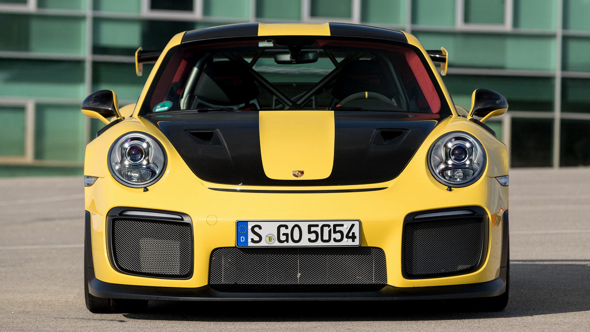 Baixar papel de parede para celular de Porsche, Carro De Corrida, Porsche 911 Gt2, Veículos, Carro Amarelo gratuito.