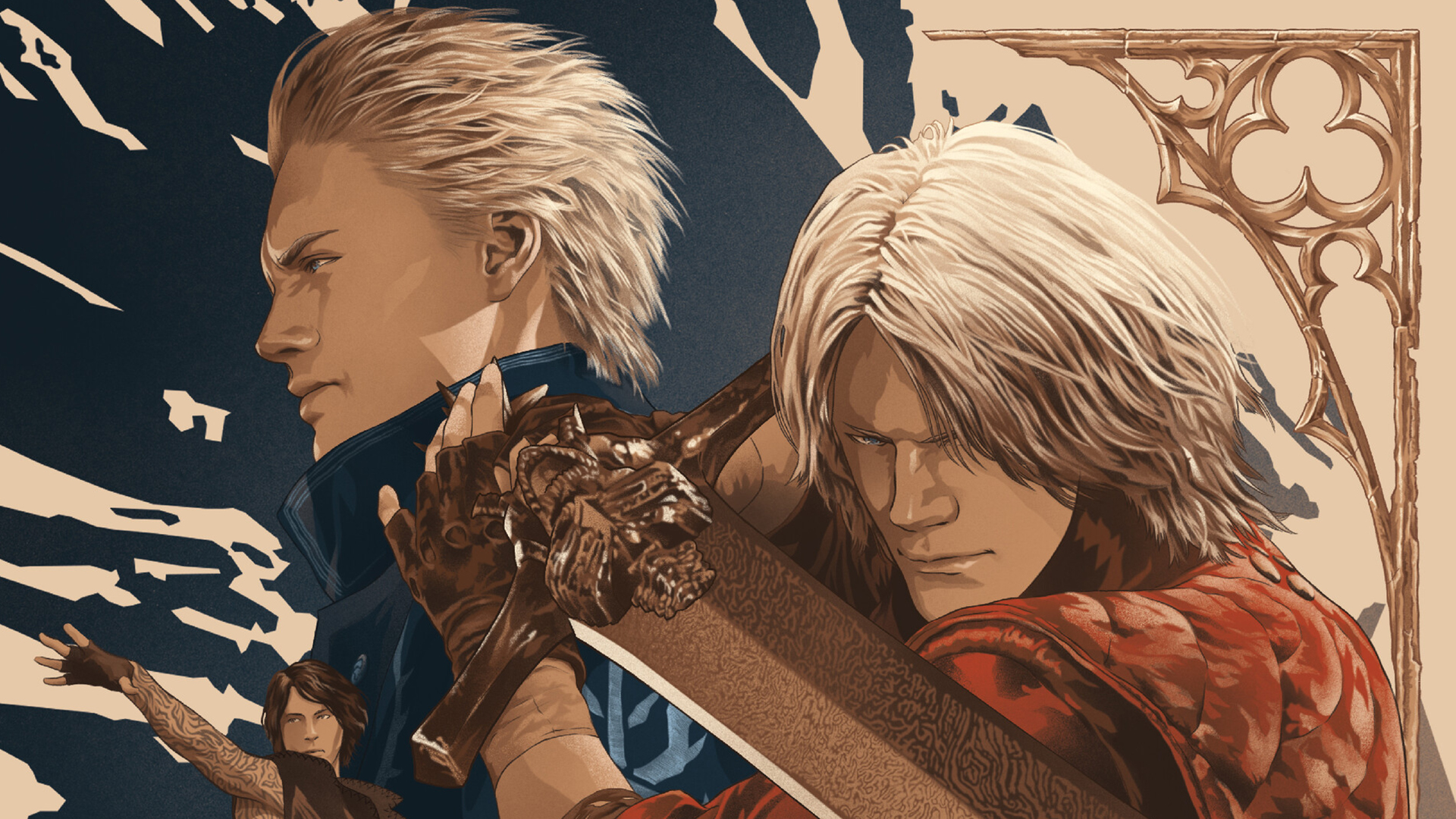 vergil (devil may cry), video game, devil may cry 5, dante (devil may cry), devil may cry