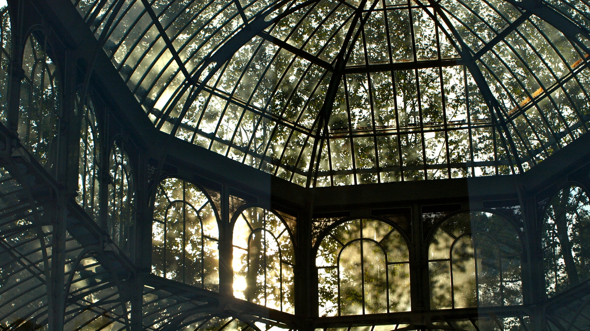 642199 Hintergrundbild herunterladen menschengemacht, palacio de cristal - Bildschirmschoner und Bilder kostenlos